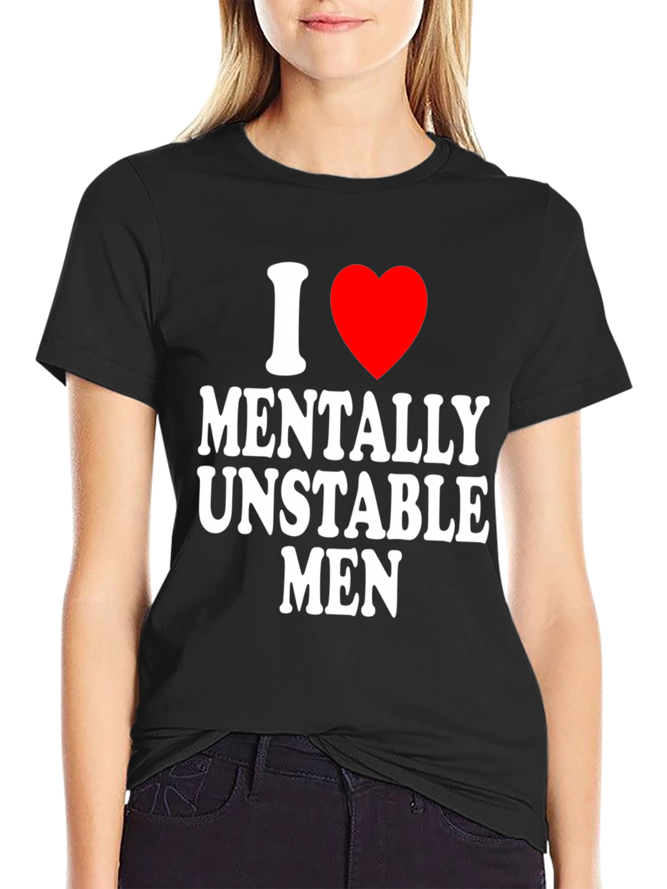 I Heart Mentally Unstable Men - Graphic Tee