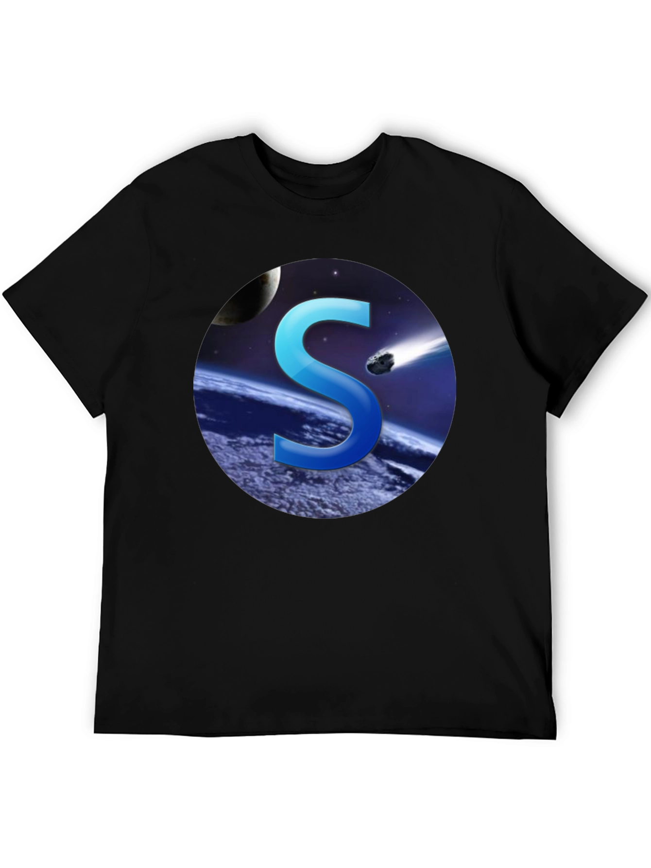 Cosmic S Black T-Shirt