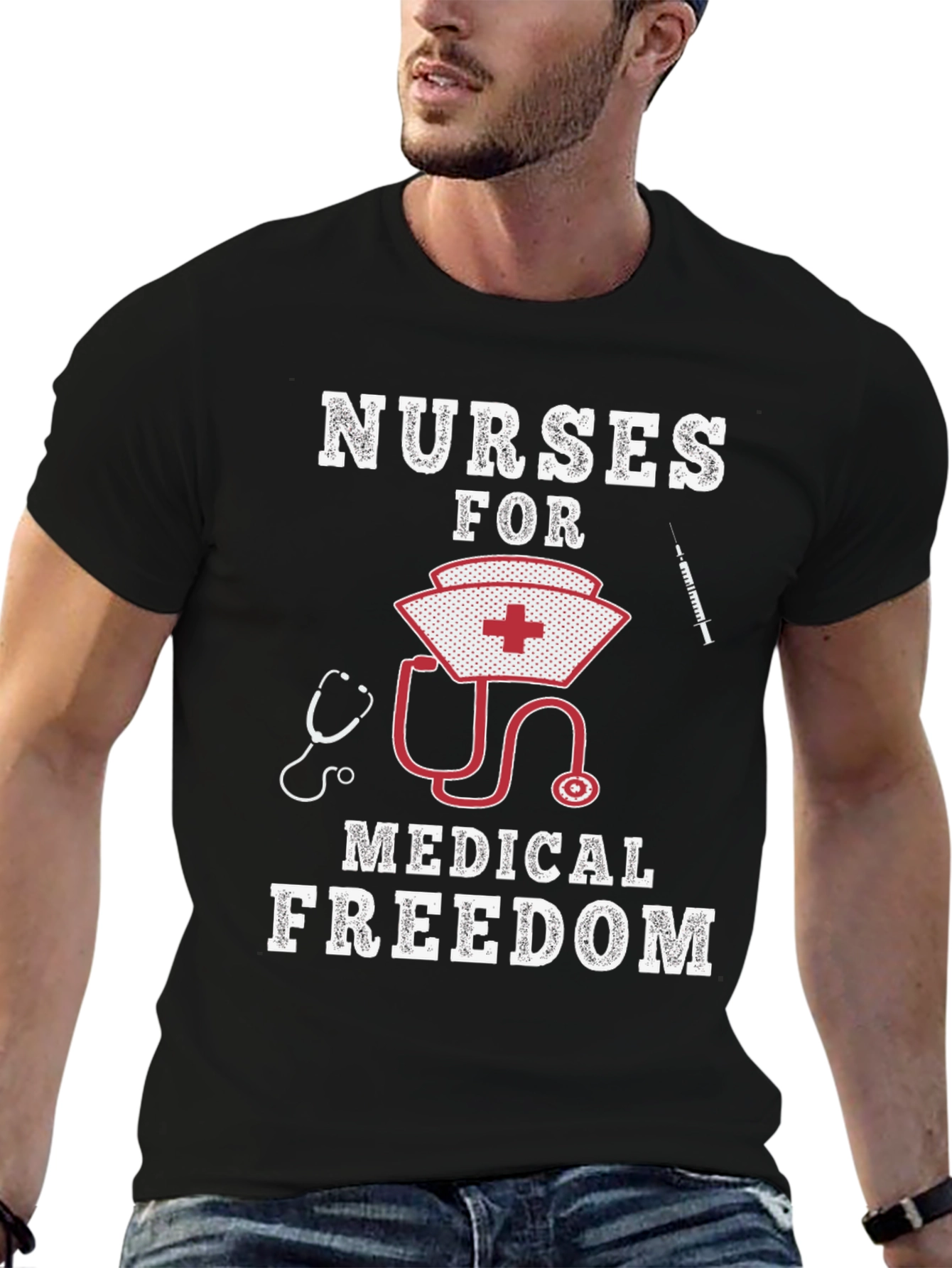 Nurses for Medical Freedom Graphic T-Shirt