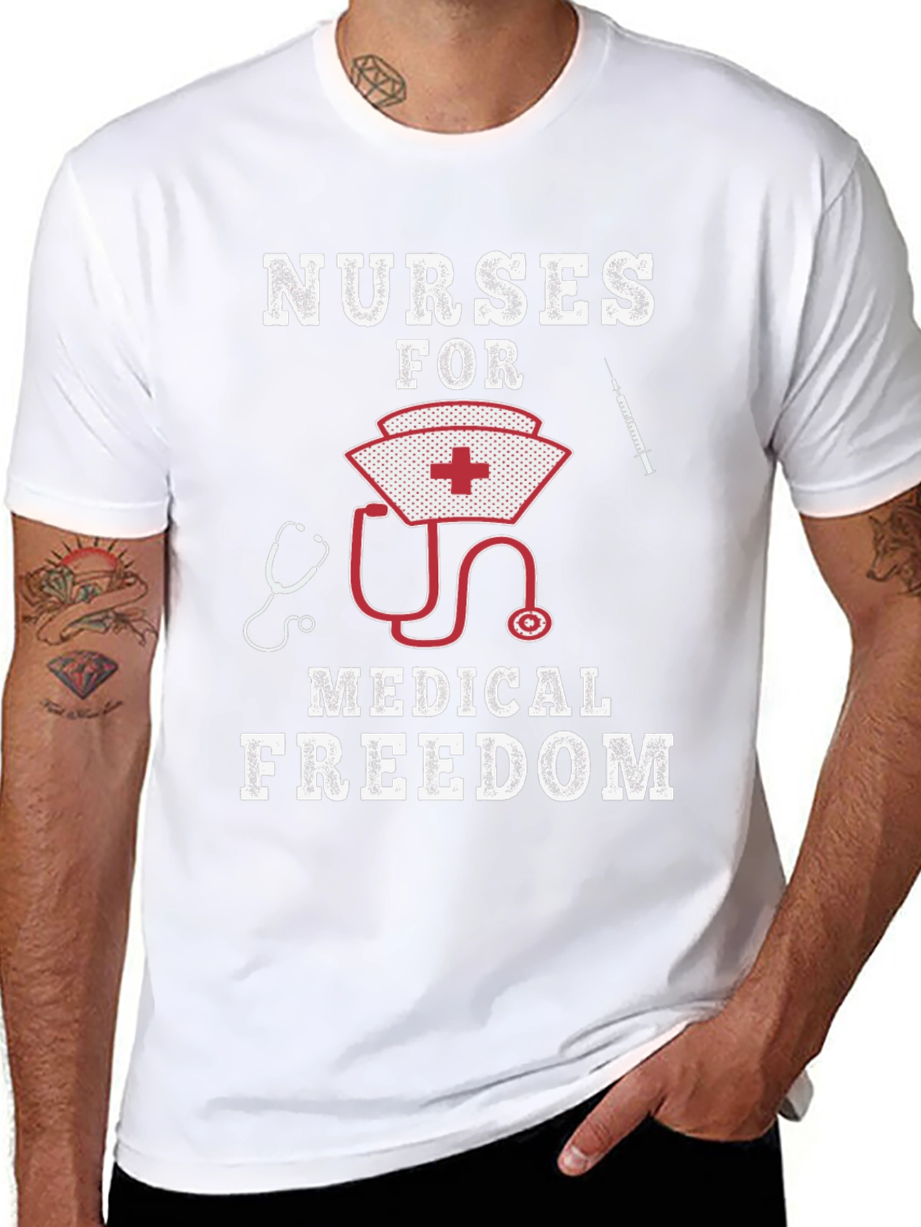 Nurses for Medical Freedom Graphic T-Shirt