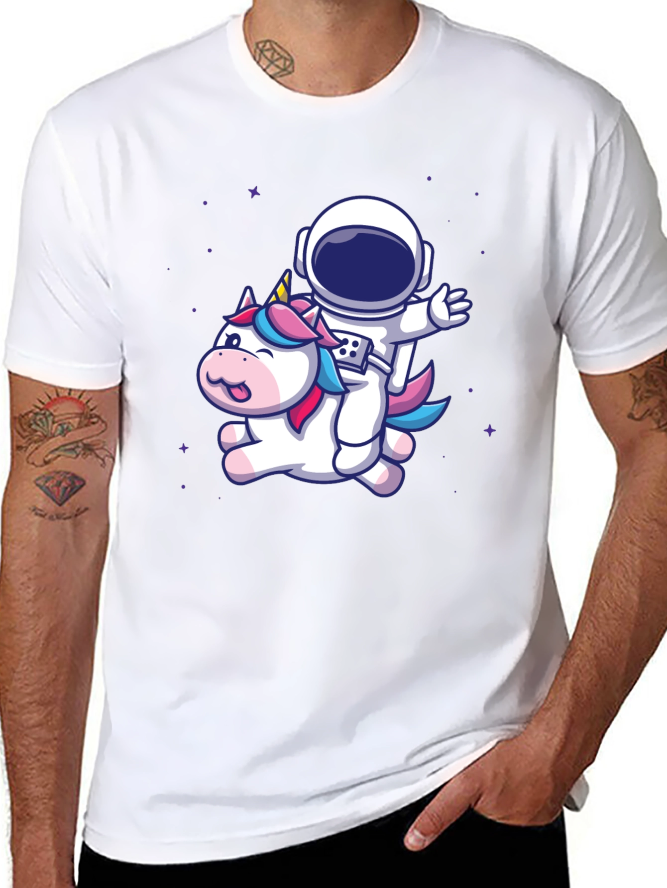Astronaut Unicorn Graphic Tee