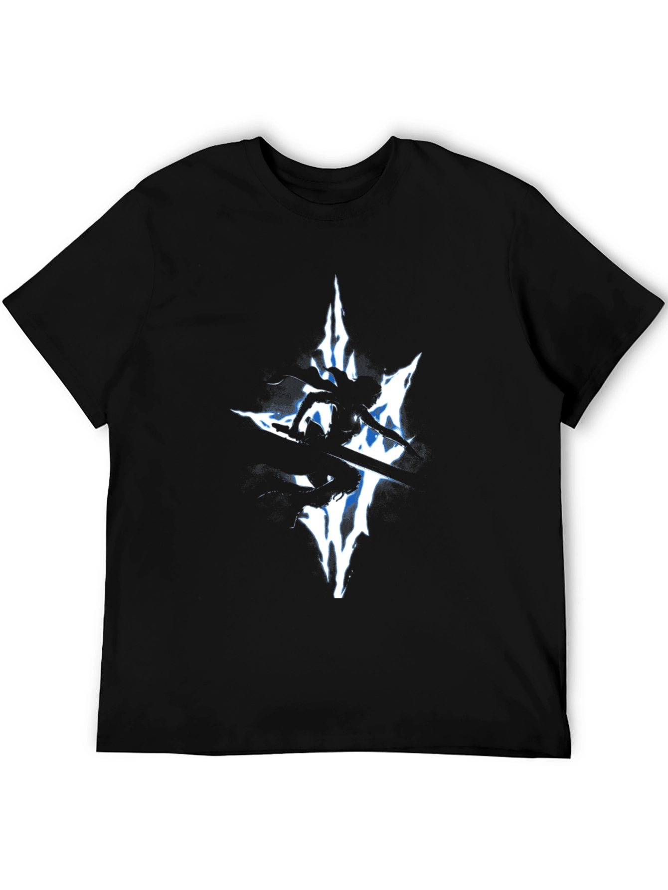 Edgy Warrior Silhouette Graphic Tee
