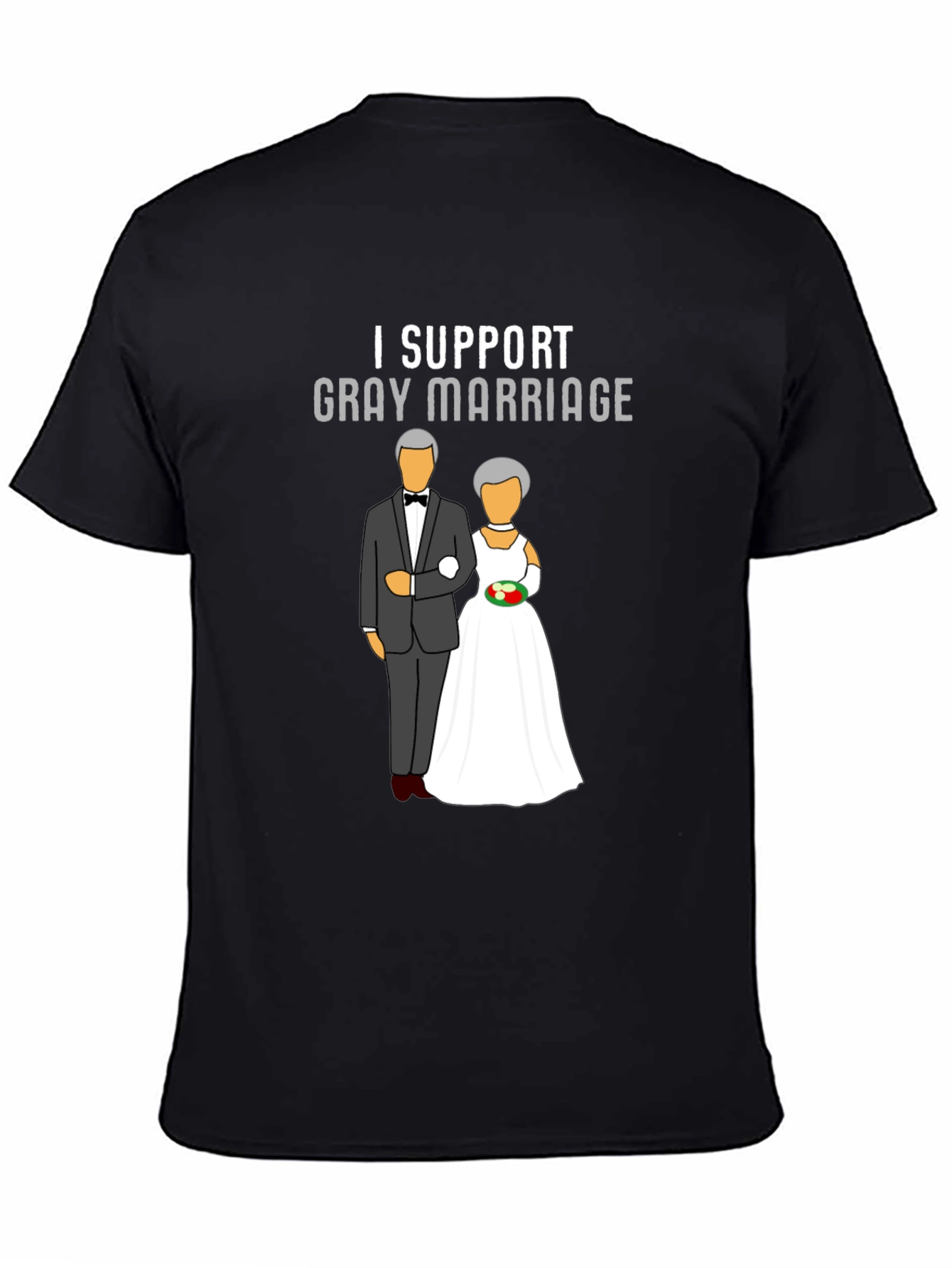 I Support Gray Marriage Graphic T-Shirt