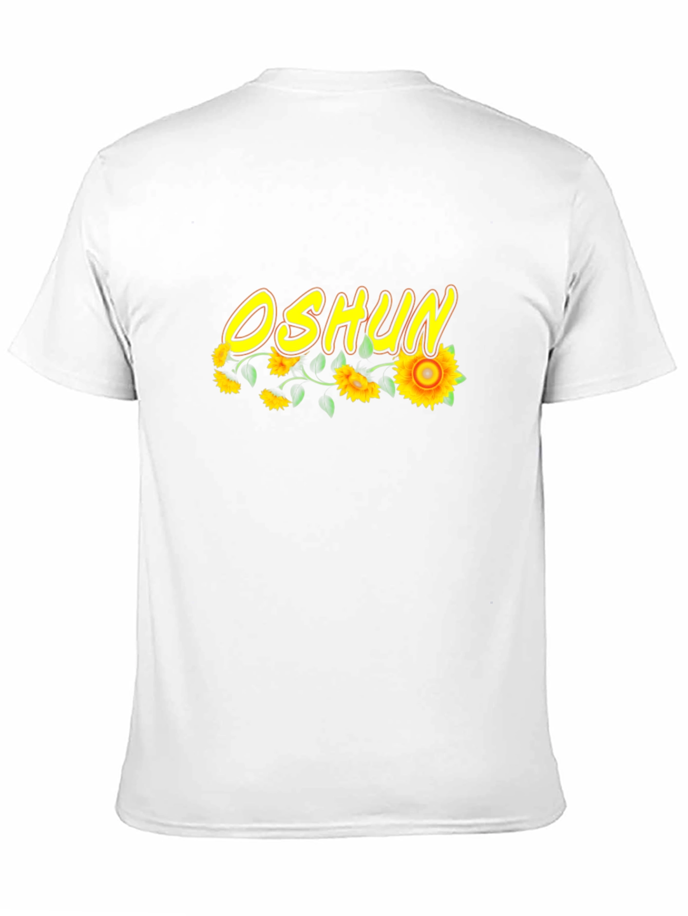 Oshun Sunflower Graphic Black T-Shirt