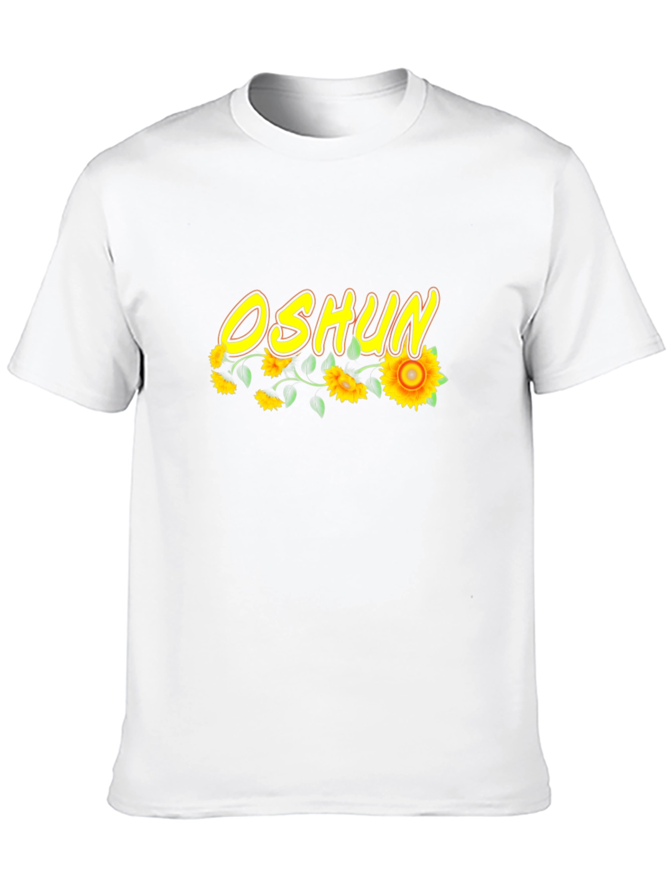 Oshun Sunflower Graphic Black T-Shirt