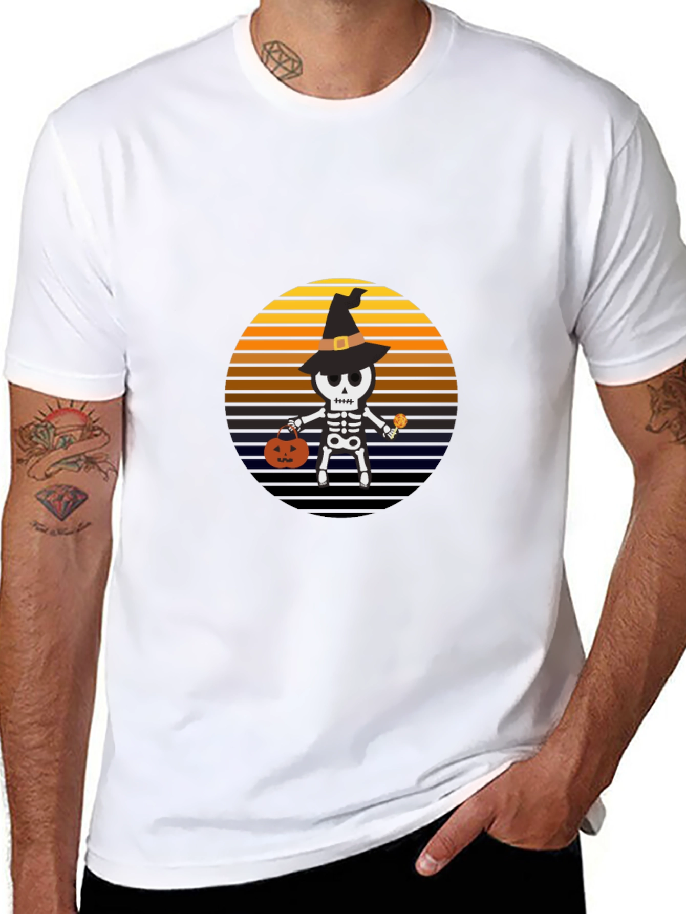 Spooky Skeleton Halloween T-Shirt