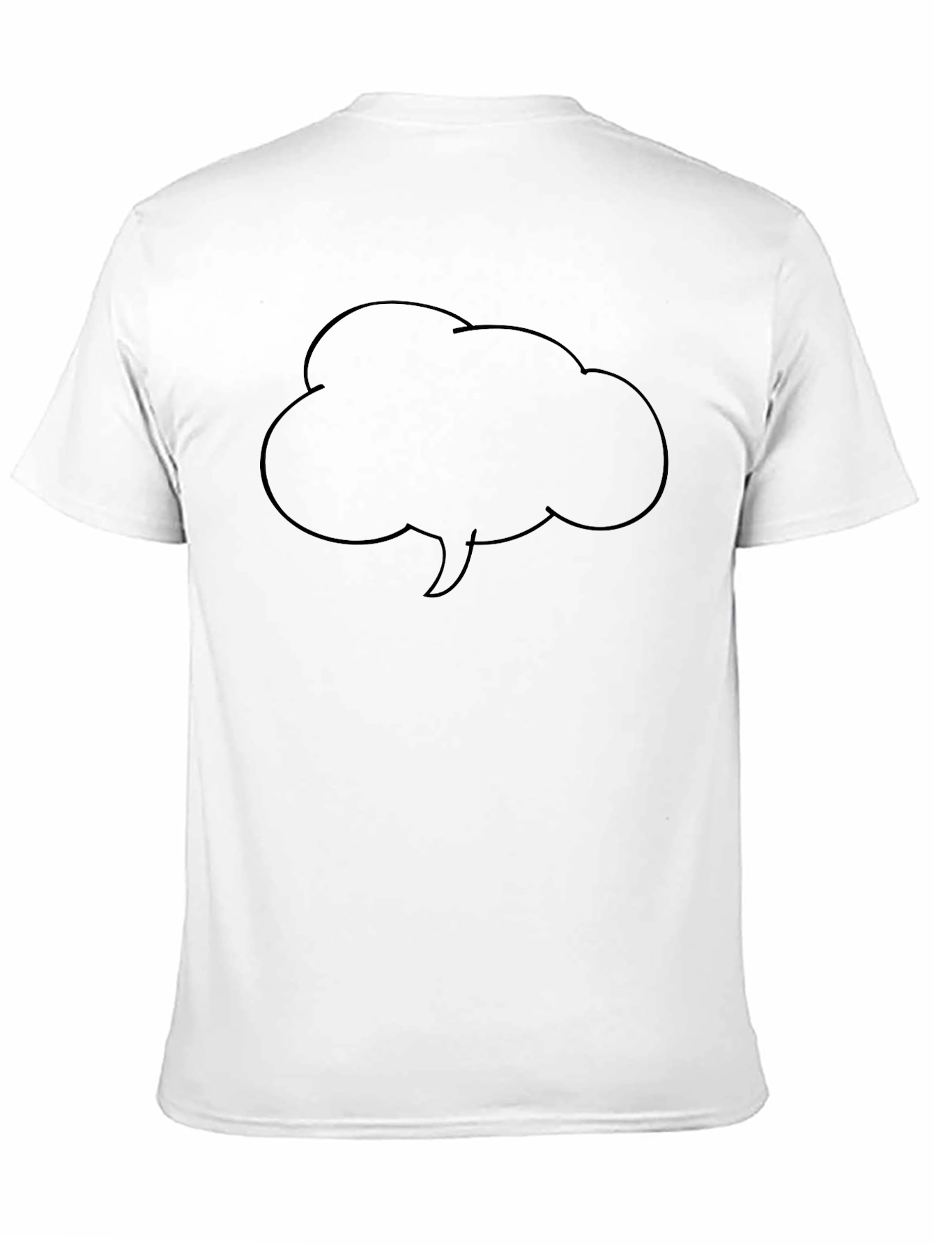 Black Thought Bubble Graphic Tee