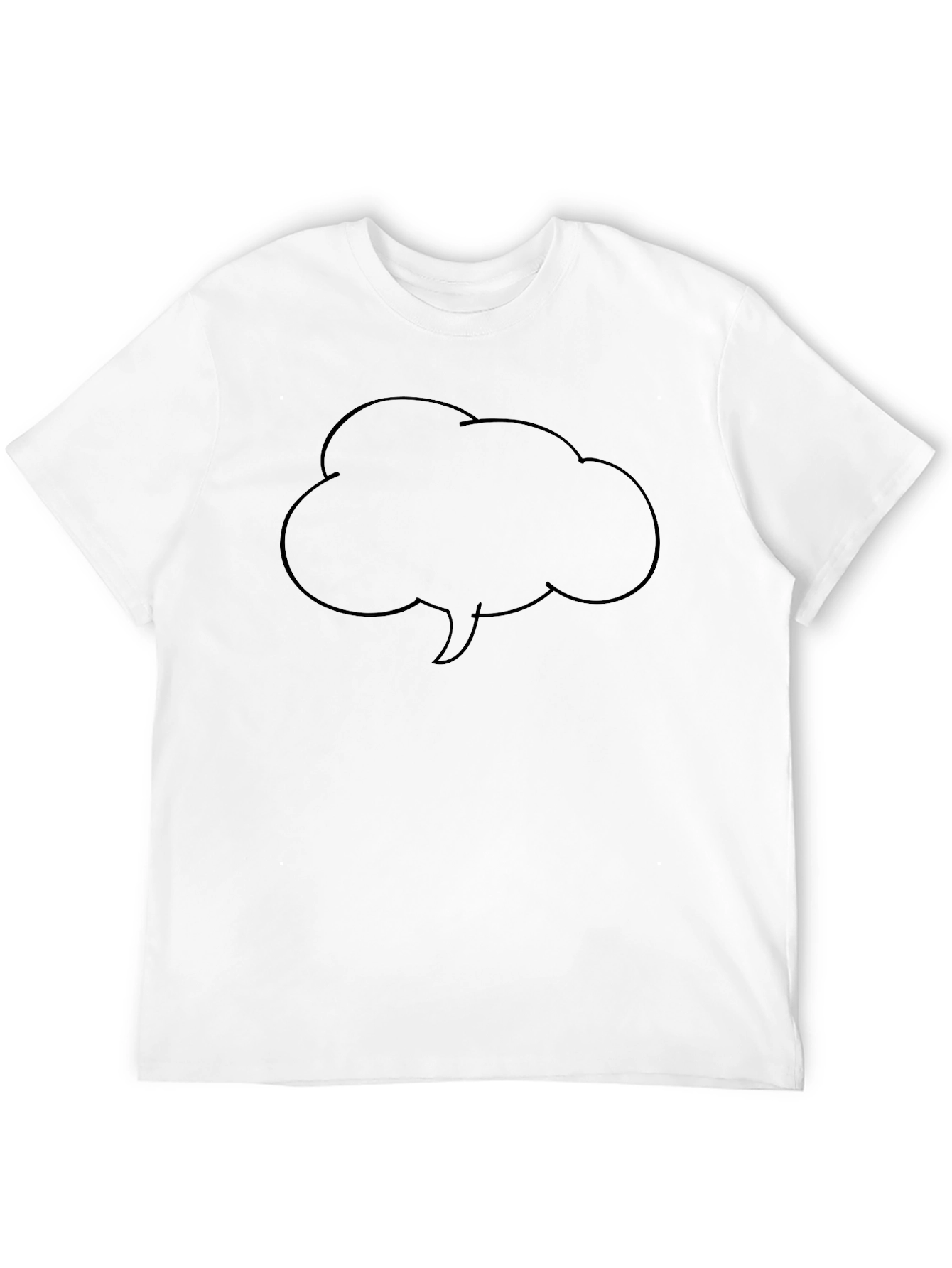 Black Thought Bubble Graphic Tee