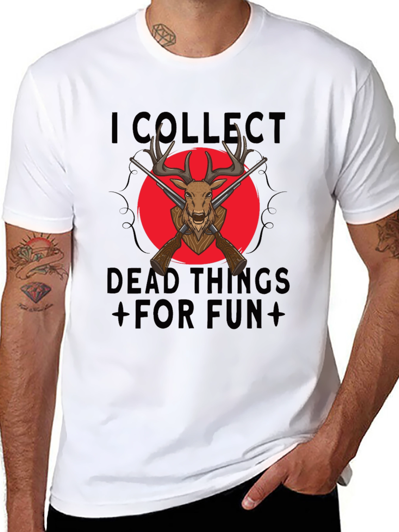 I Collect Dead Things T-Shirt Deer Hunting Shirt