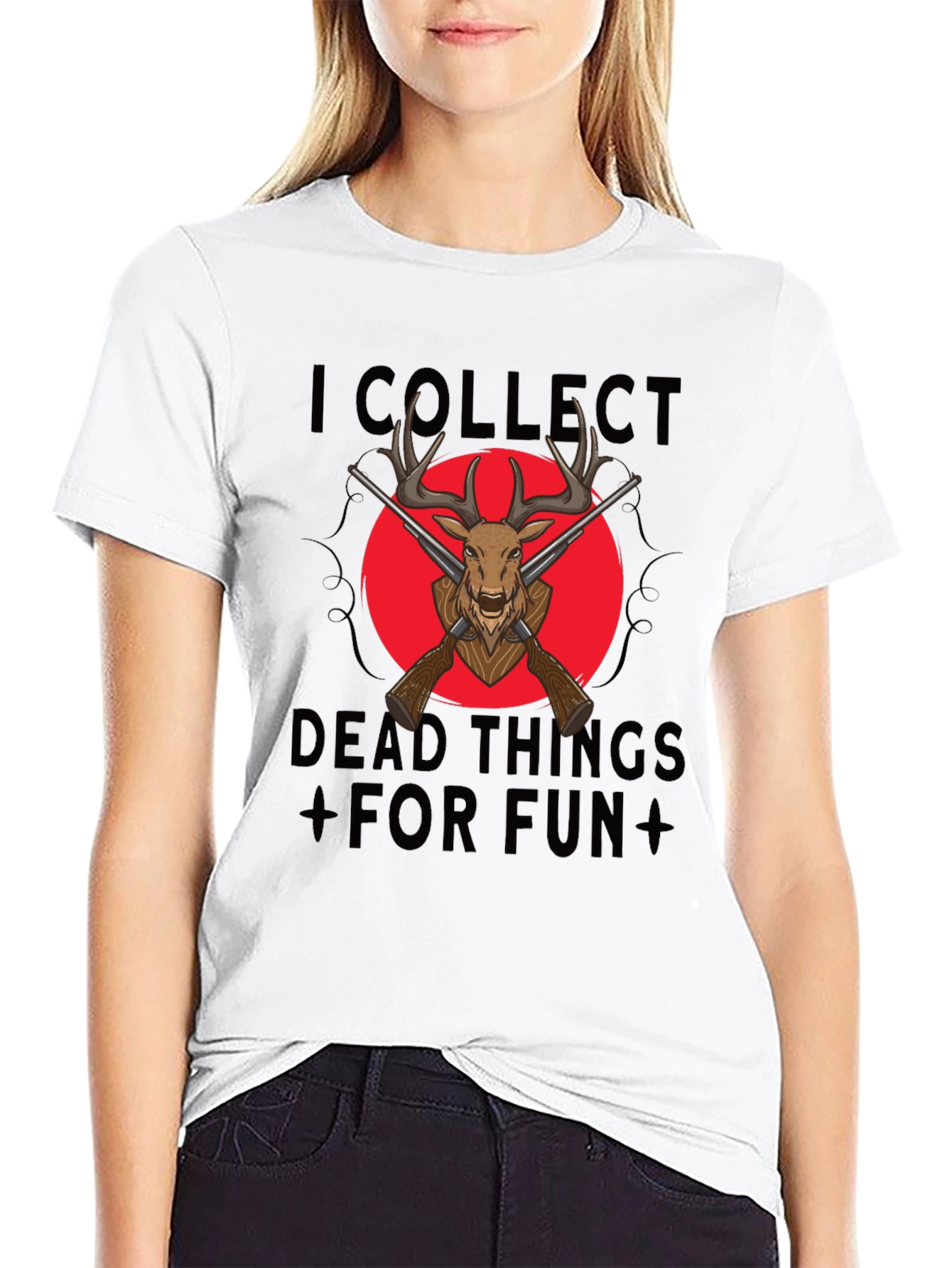 I Collect Dead Things T-Shirt Deer Hunting Shirt
