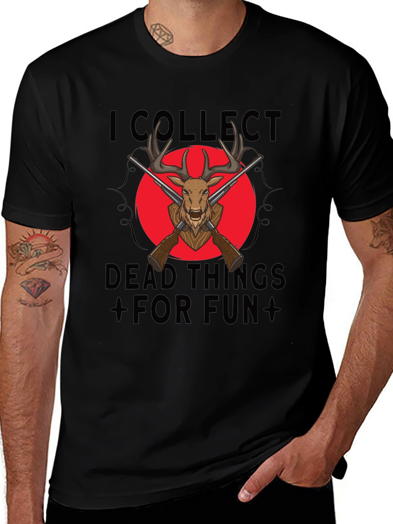 I Collect Dead Things T-Shirt Deer Hunting Shirt