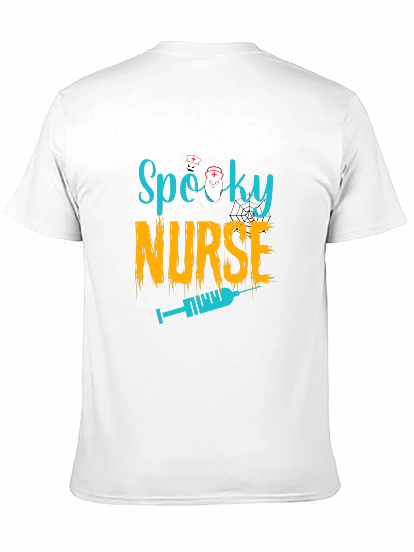 Spooky Nurse Halloween T-Shirt - Unique Design