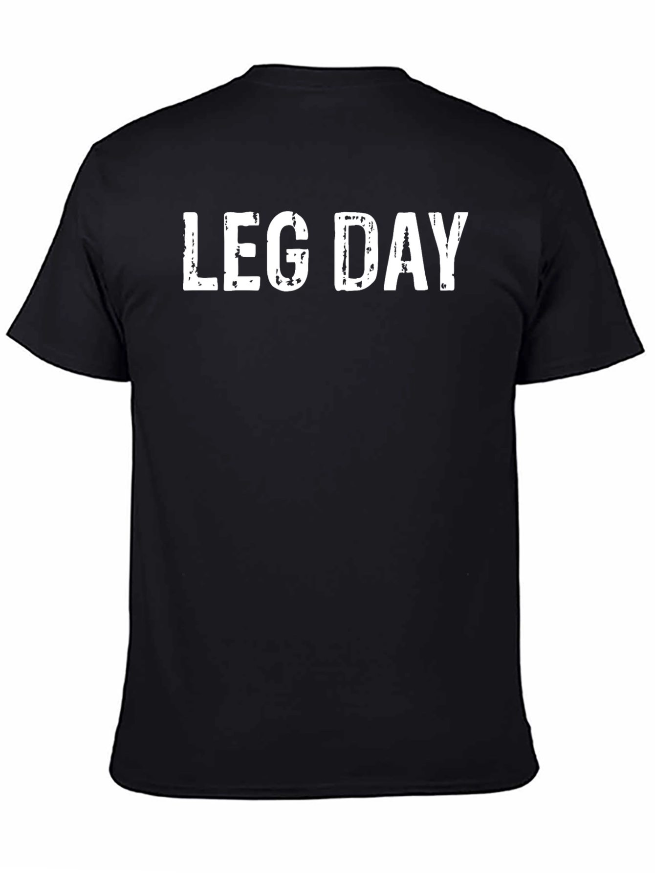 Leg Day Graphic Tee - Black Casual T-Shirt