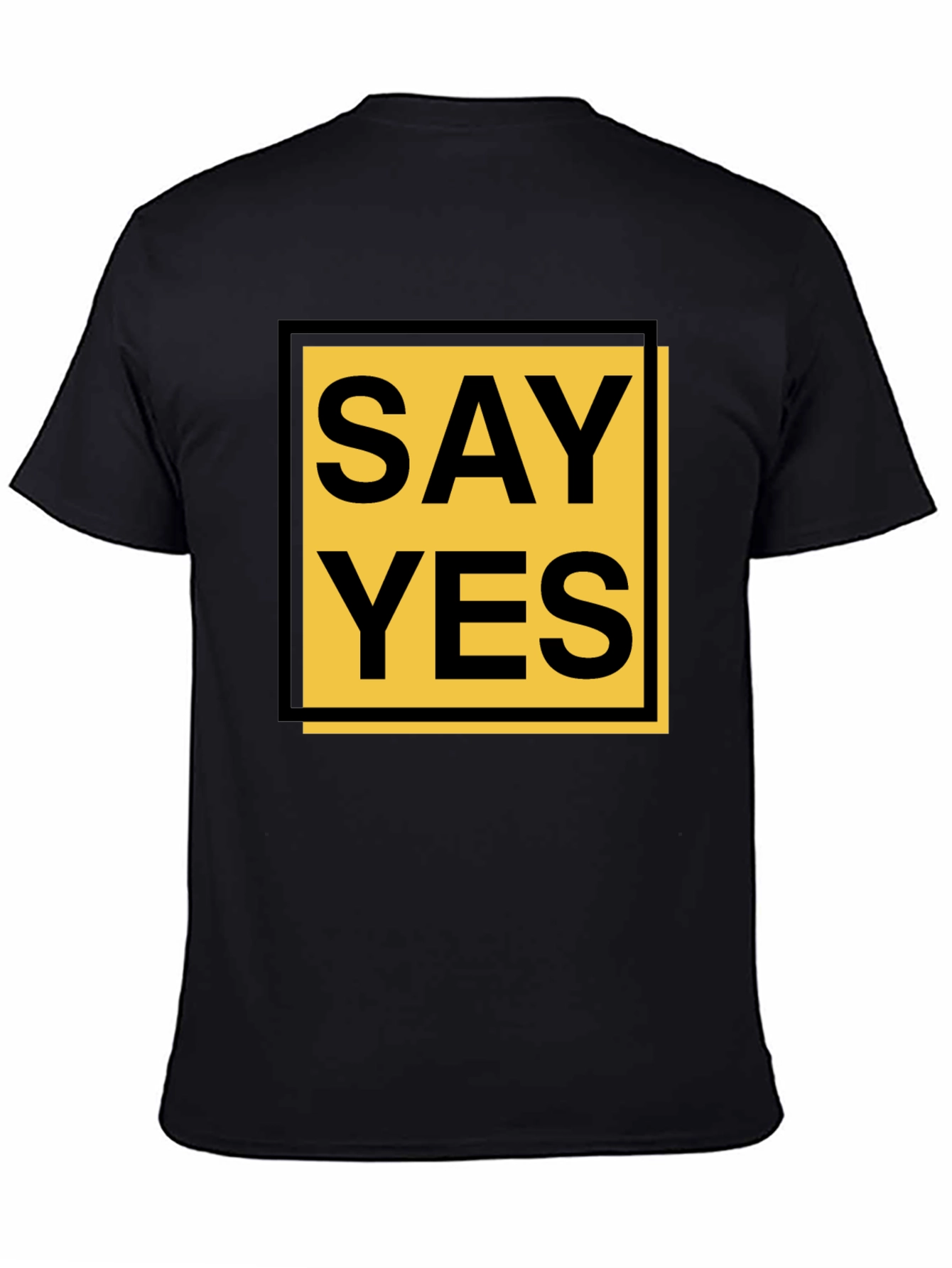 Say Yes Graphic Tee - Bold Statement Shirt