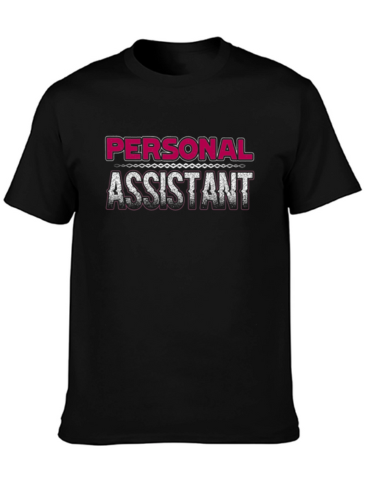 Personal Assistant Graphic Tee - Black