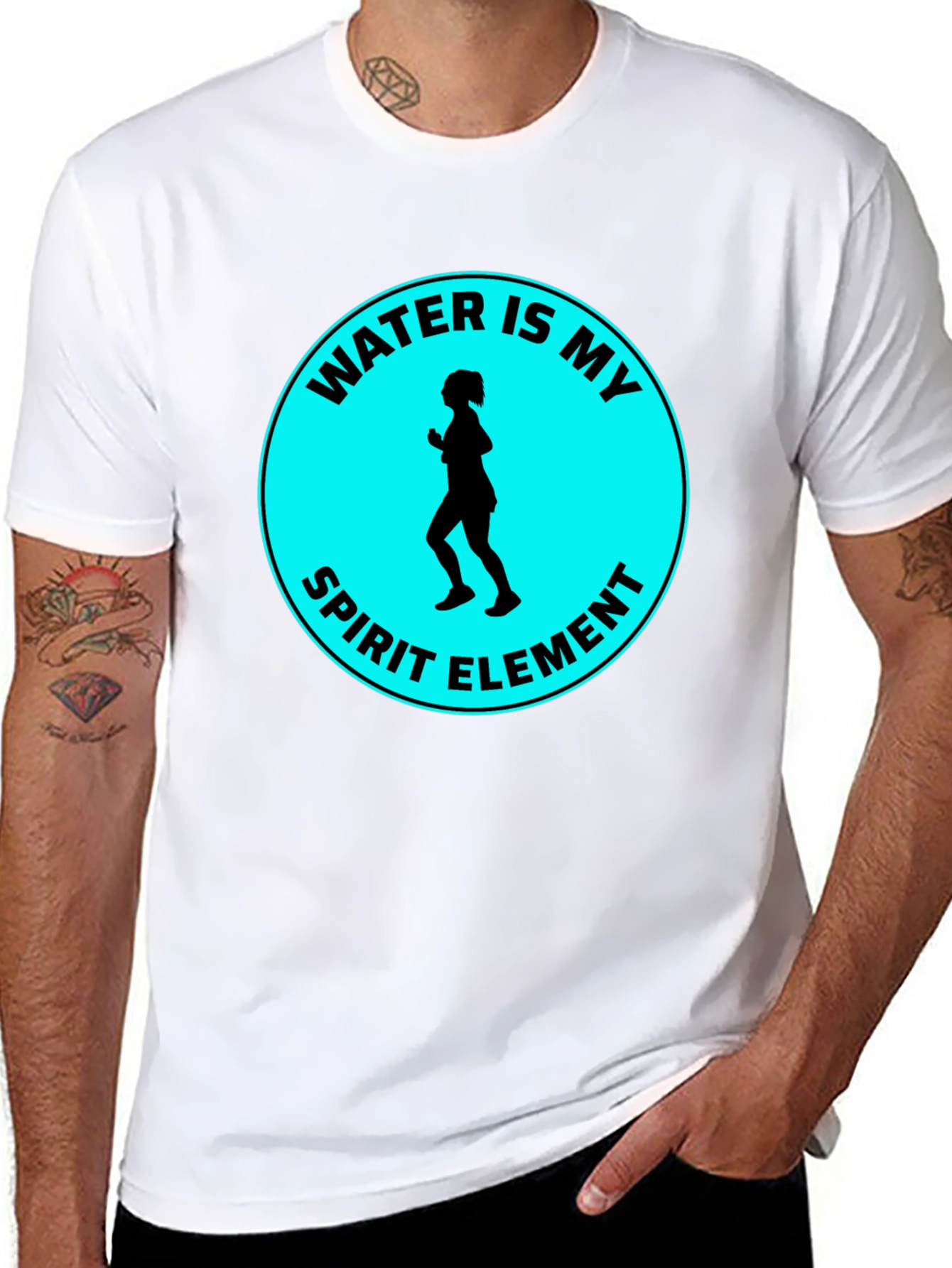 Water Is My Spirit Element Graphic Tee