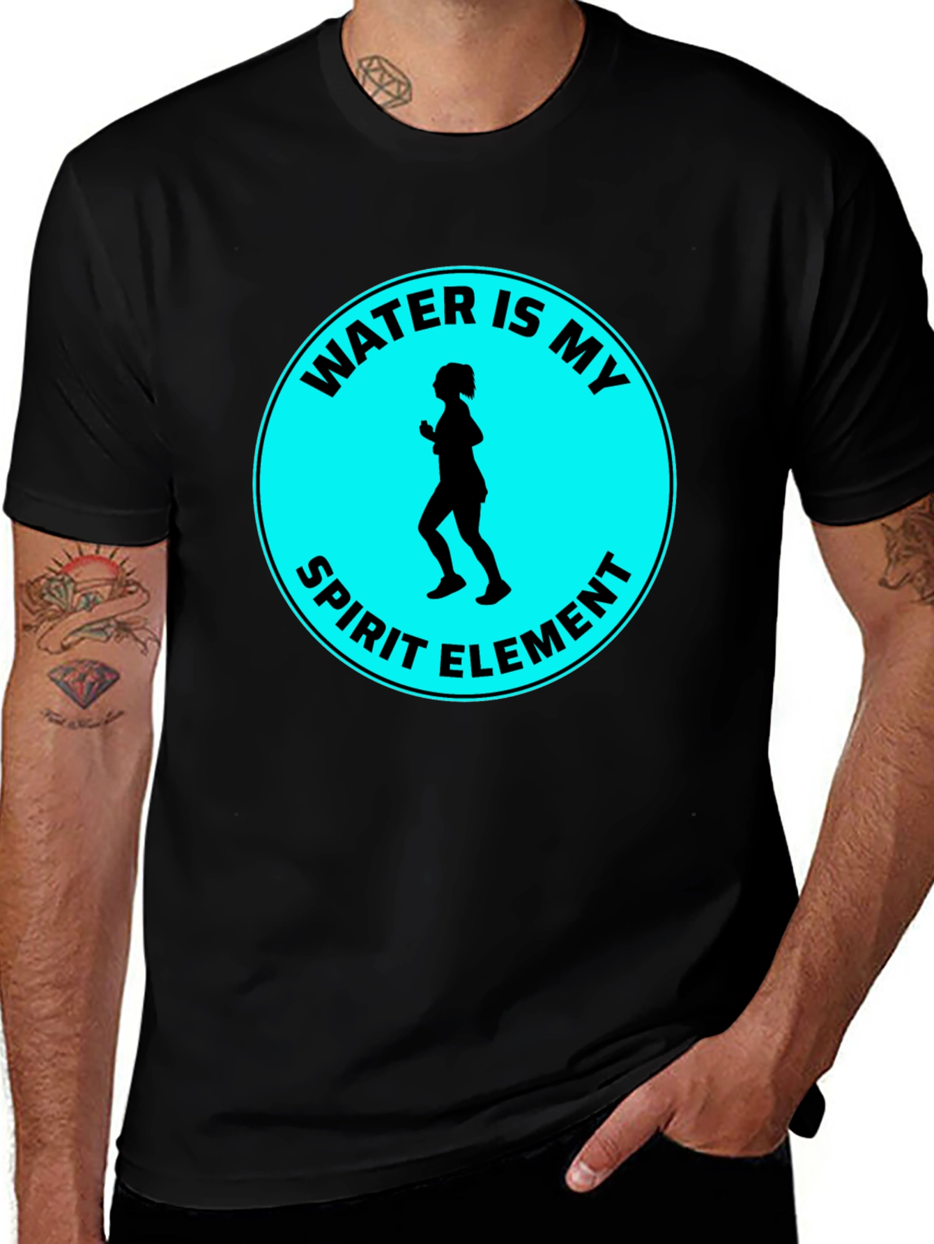 Water Is My Spirit Element Graphic Tee
