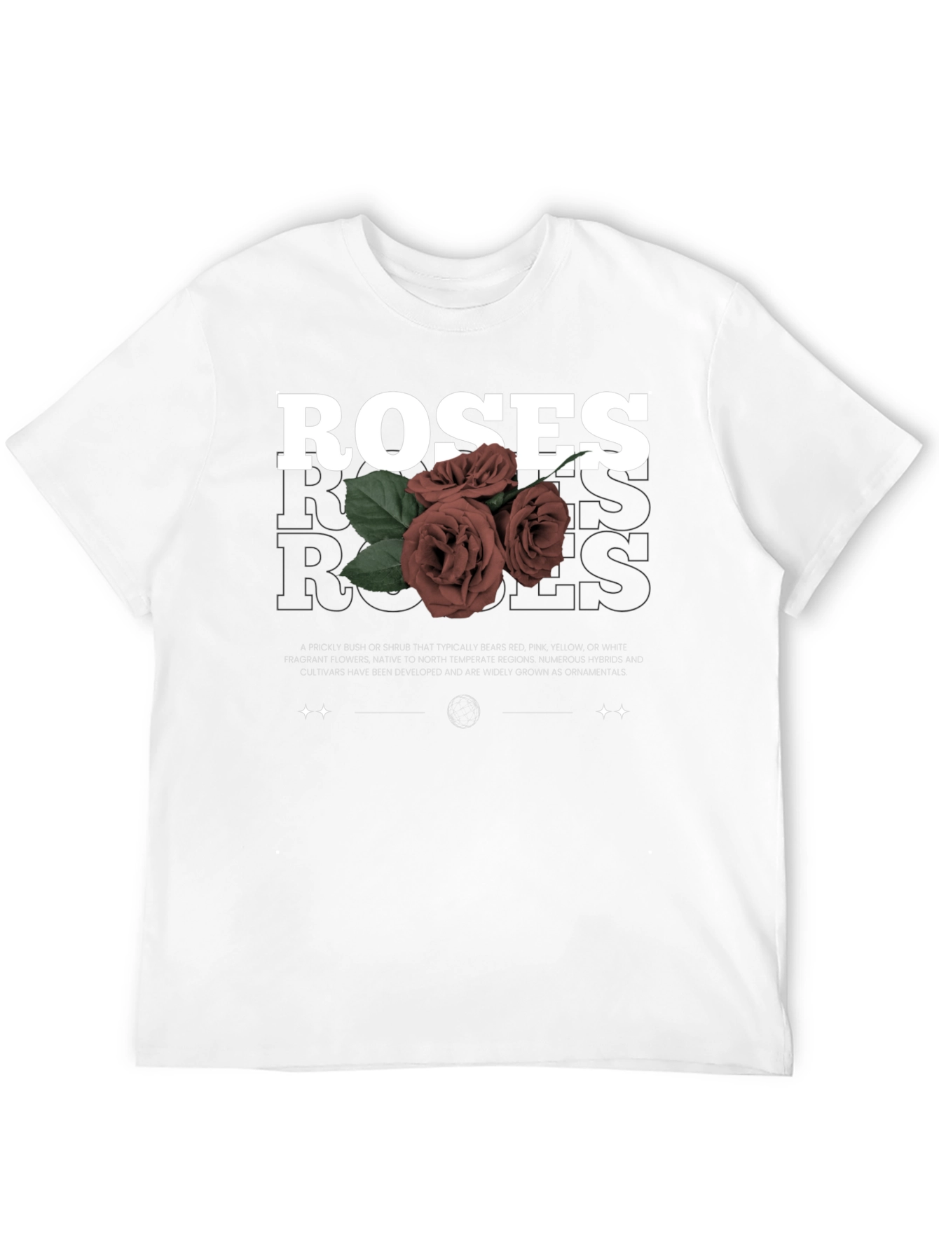 Roses Graphic Print T-Shirt