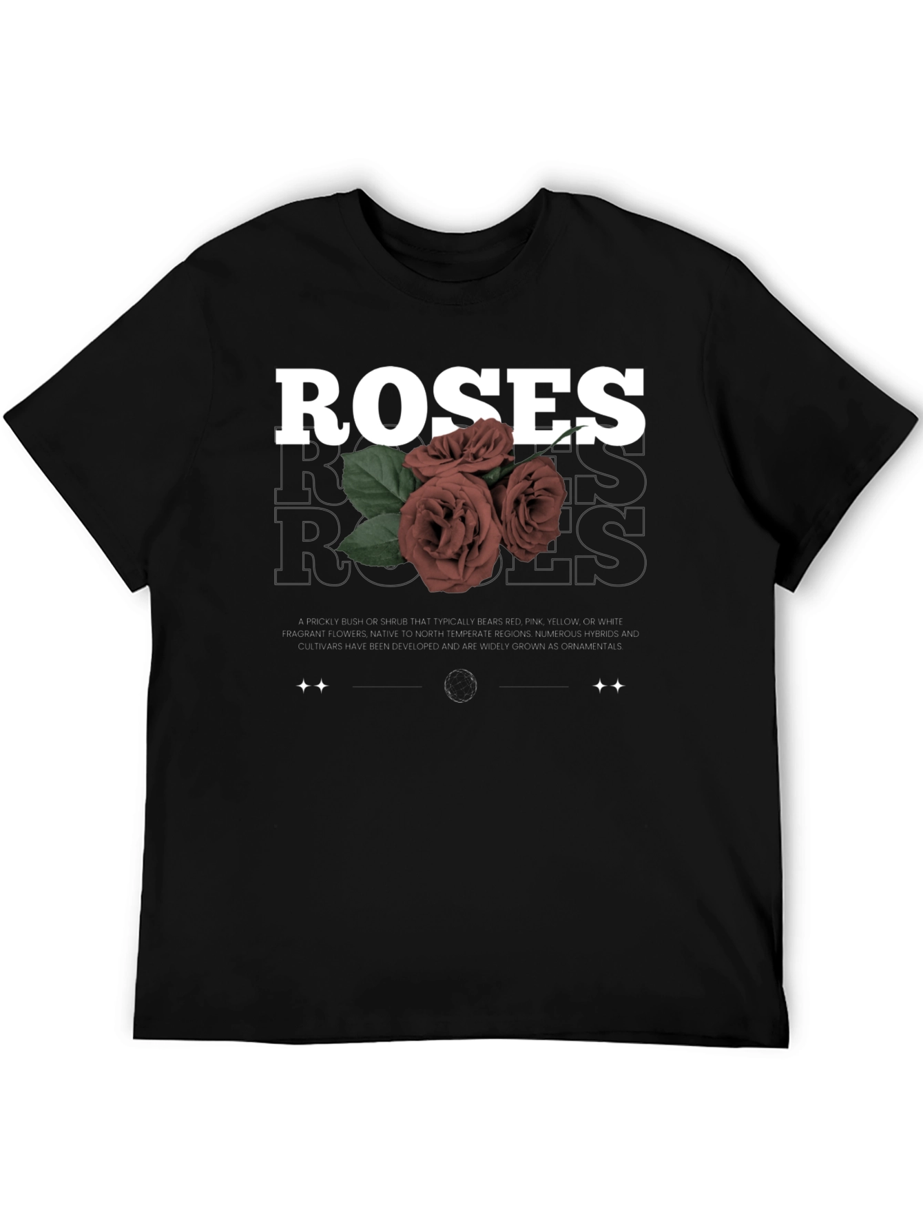 Roses Graphic Print T-Shirt
