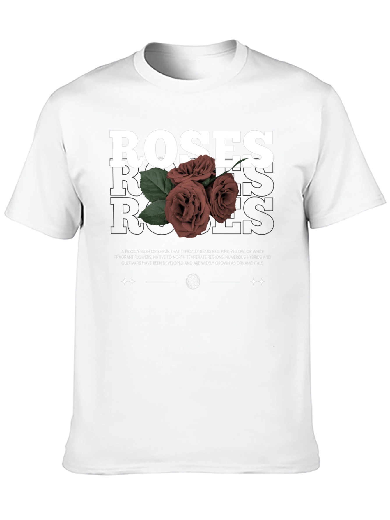 Roses Graphic Print T-Shirt