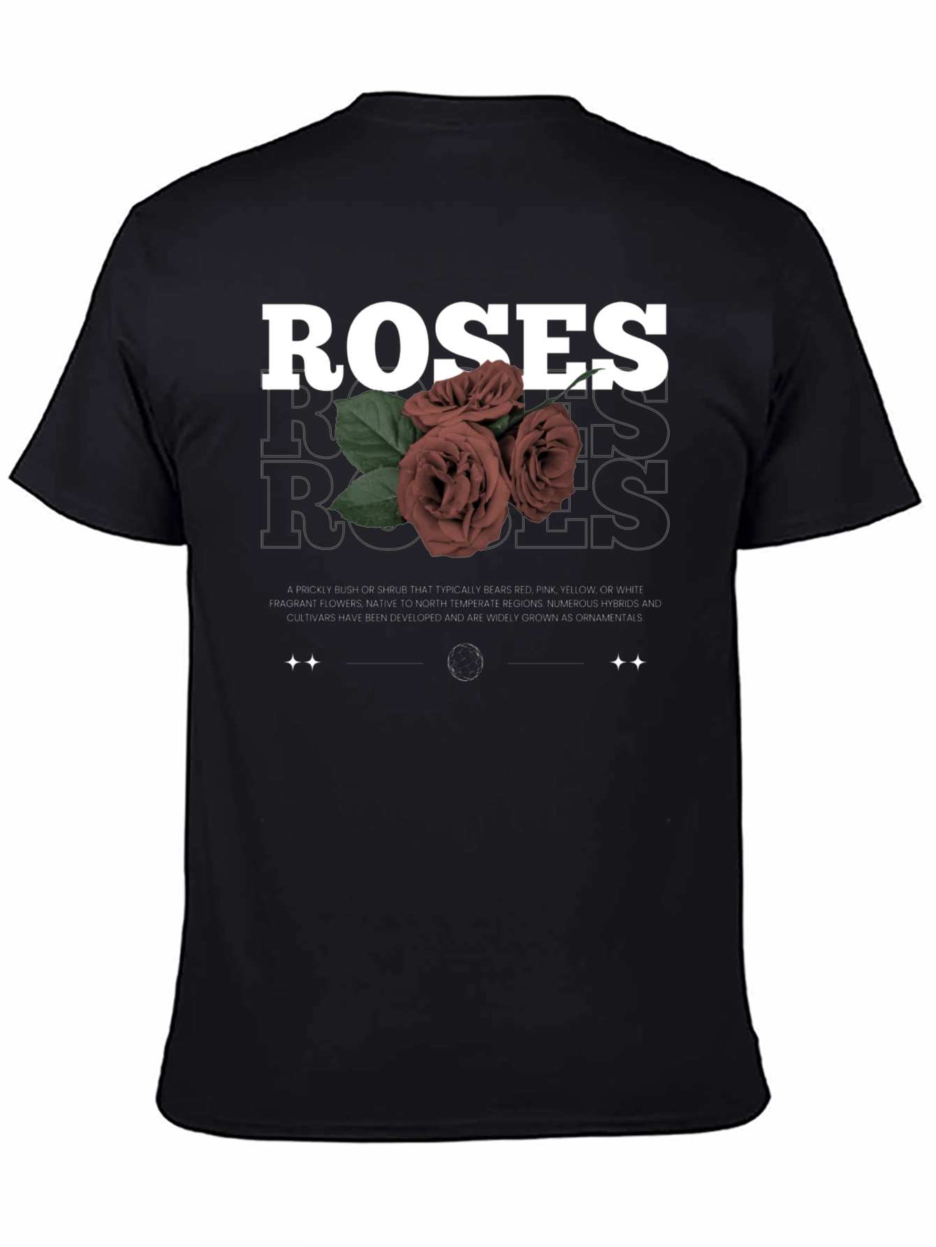 Roses Graphic Print T-Shirt