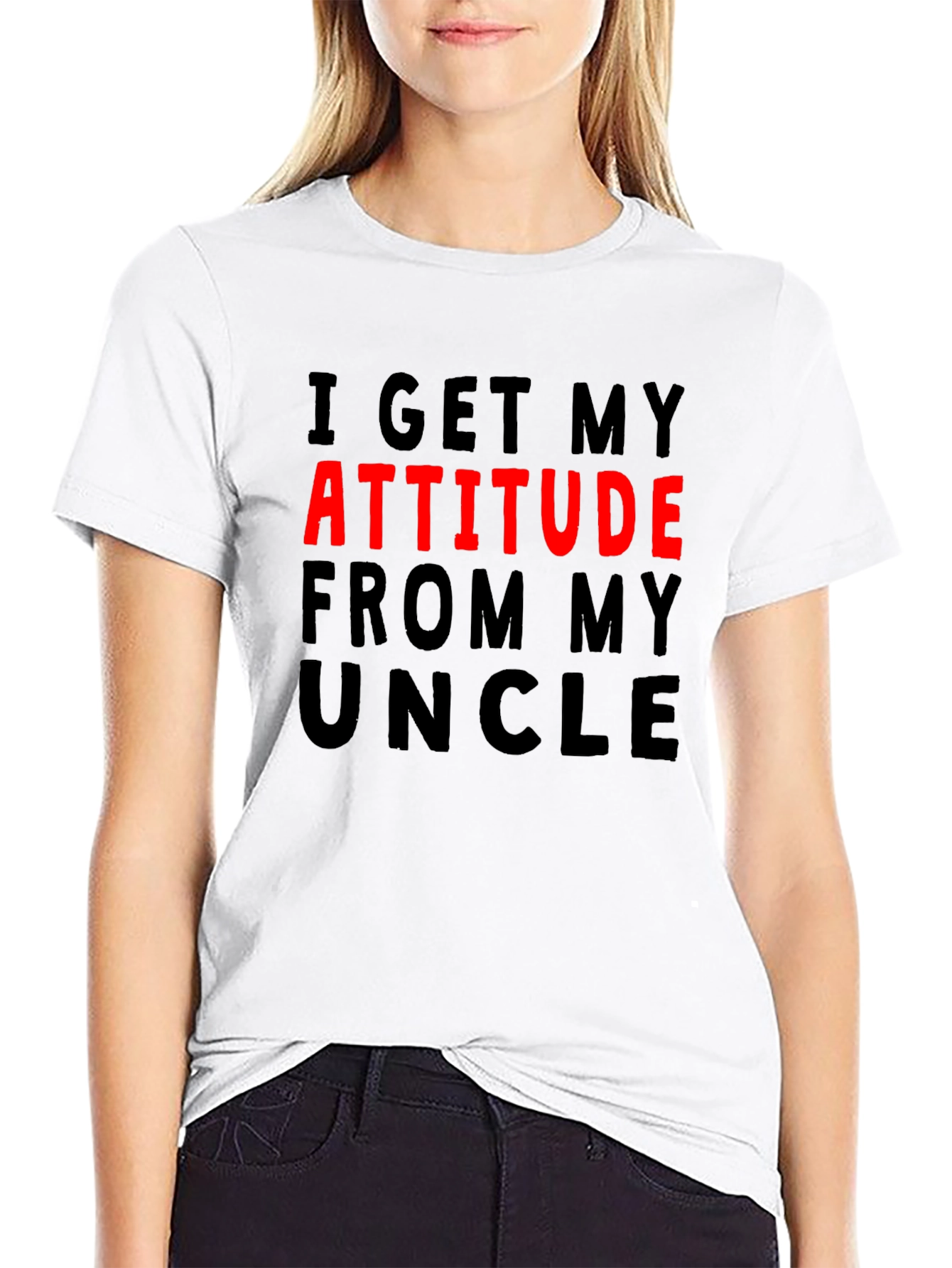 Attitude From My Uncle Graphic Tee