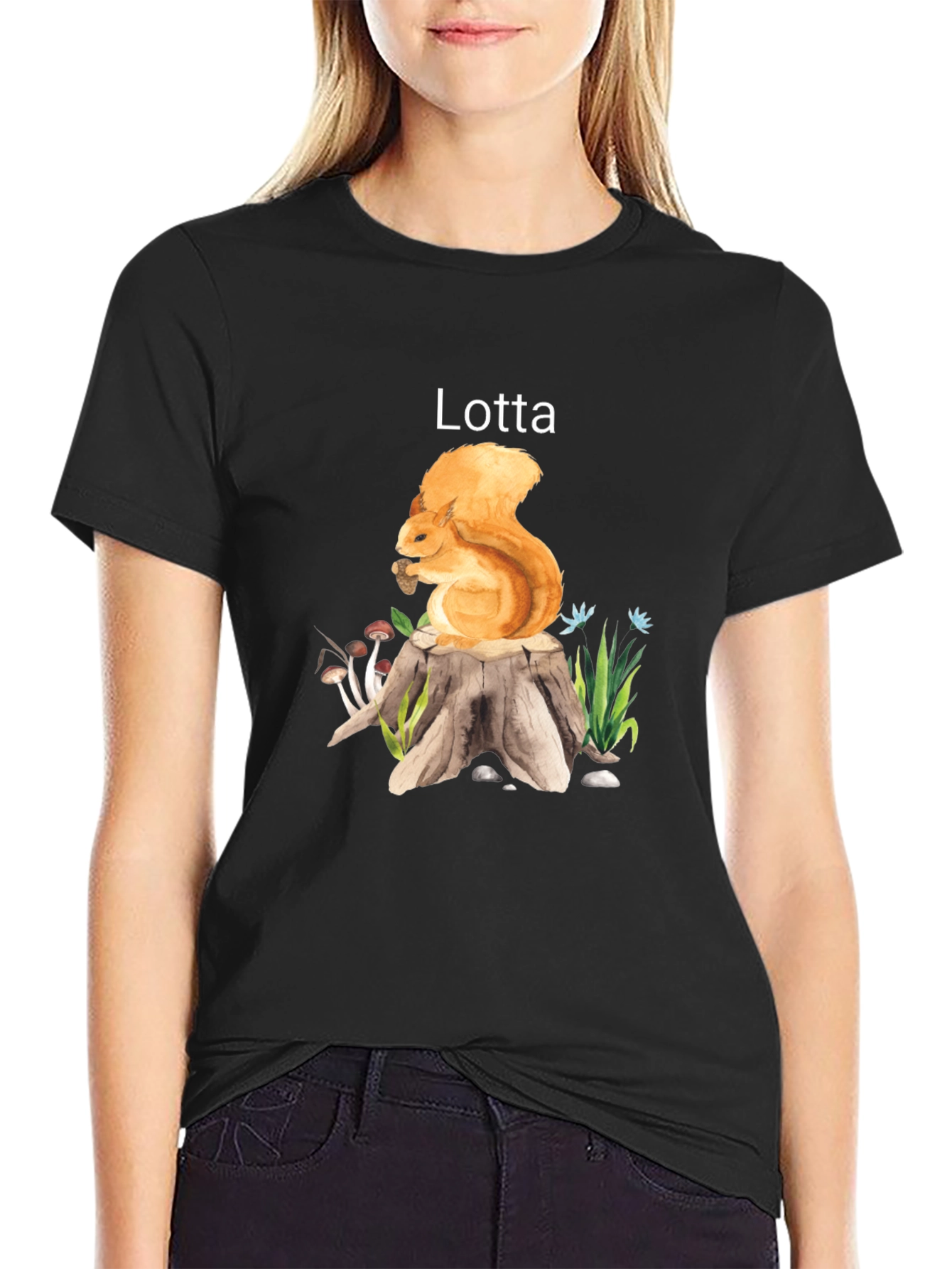 Squirrel Lotta T-Shirt - Unique Graphic Tee