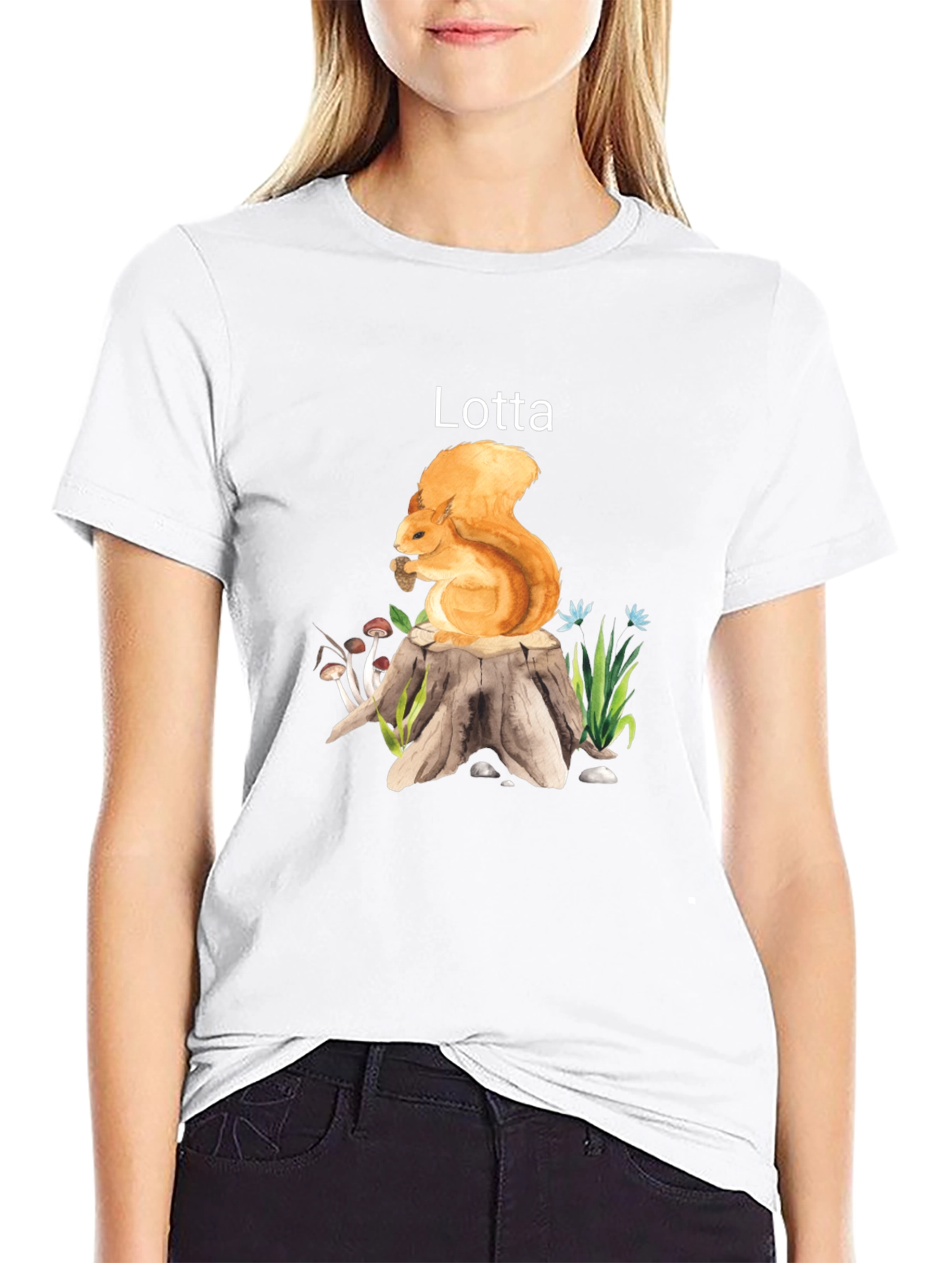 Squirrel Lotta T-Shirt - Unique Graphic Tee
