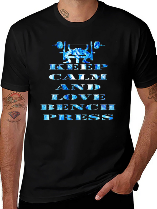 Keep Calm and Love Bench Press T-Shirt