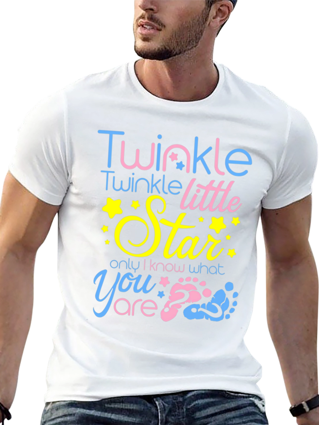 Twinkle Little Star Gender Reveal T-Shirt