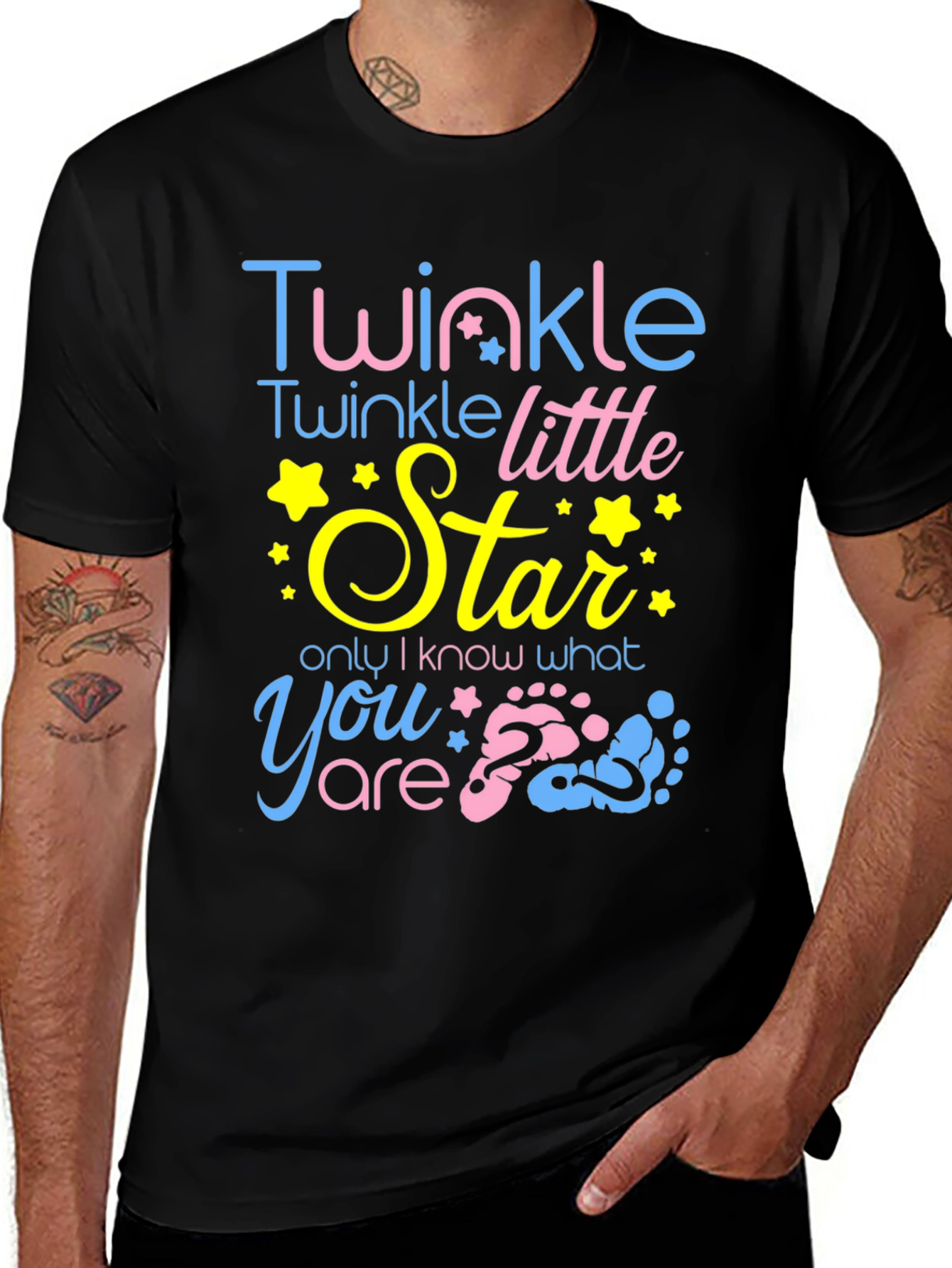 Twinkle Little Star Gender Reveal T-Shirt