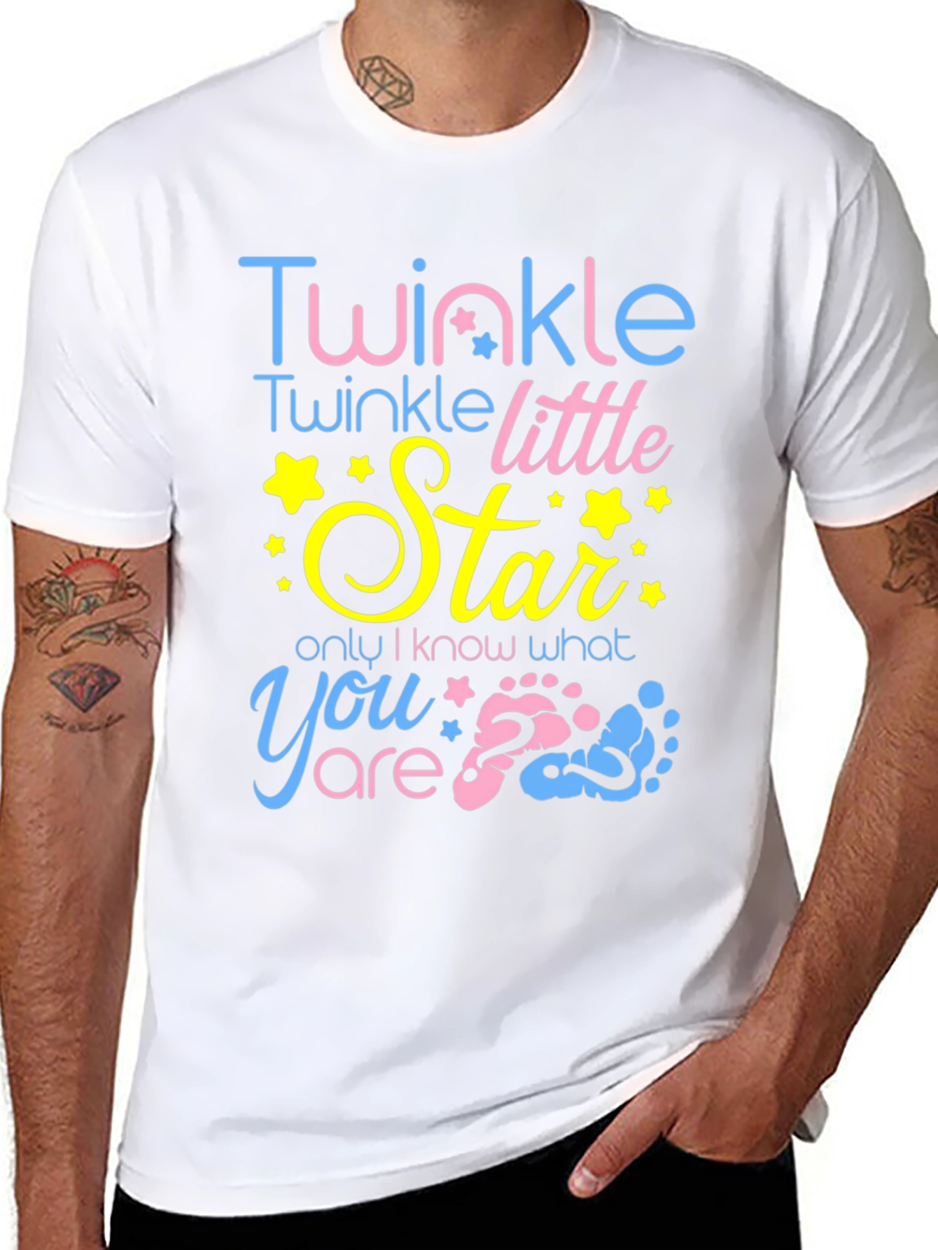 Twinkle Little Star Gender Reveal T-Shirt