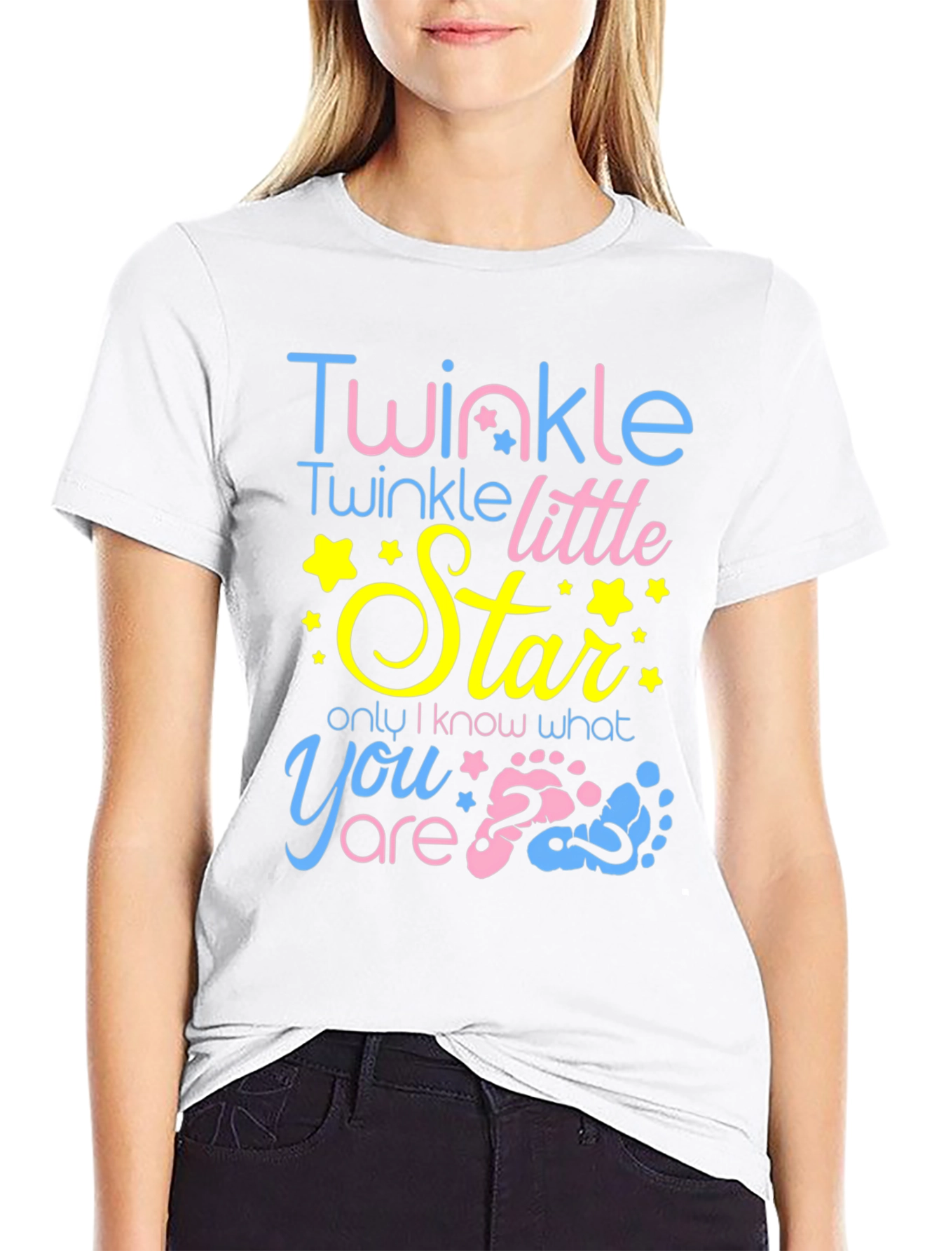 Twinkle Little Star Gender Reveal T-Shirt