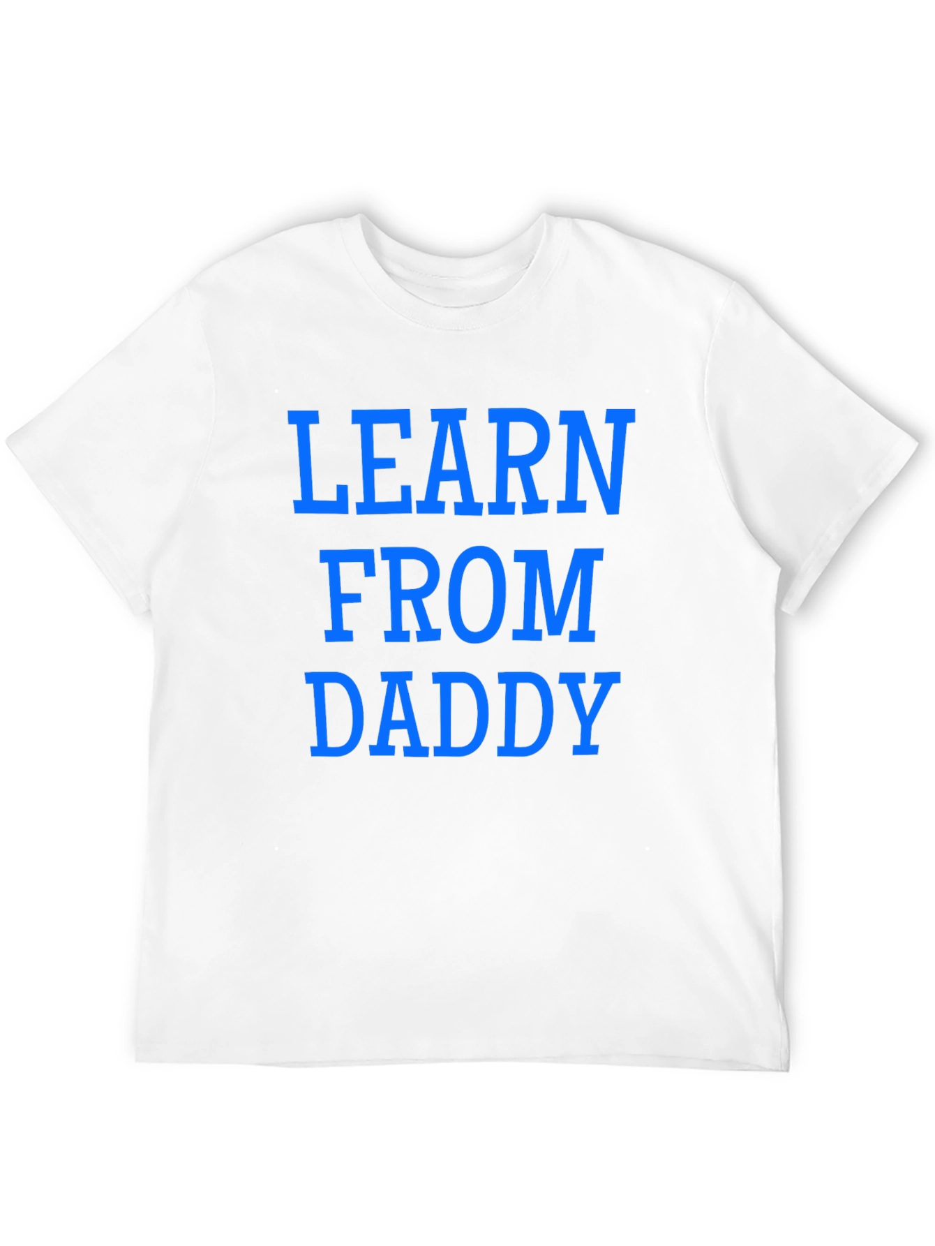 Learn From Daddy Black Graphic Tee