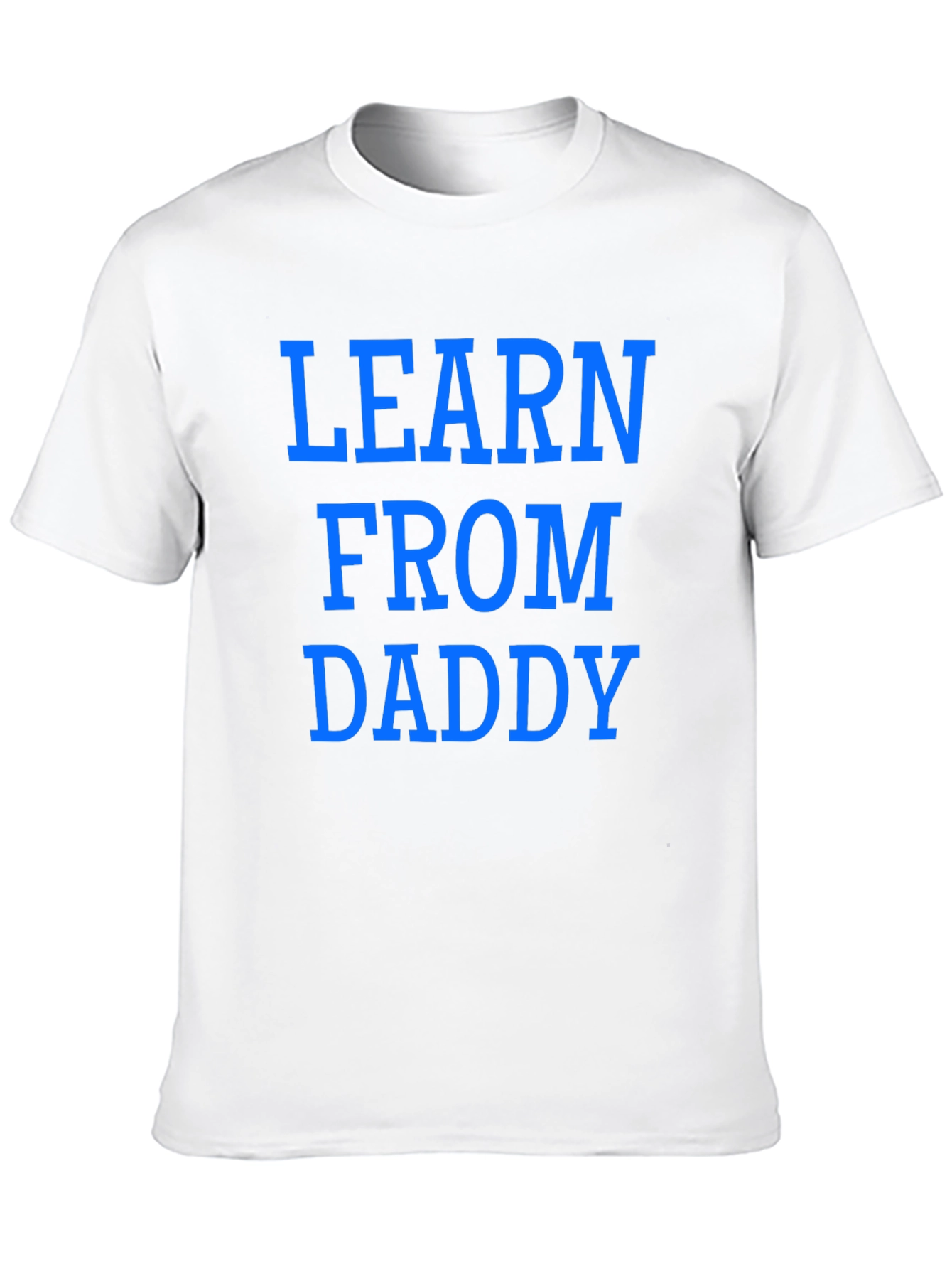 Learn From Daddy Black Graphic Tee