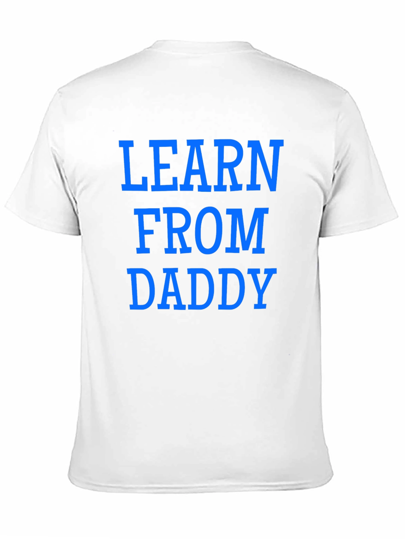 Learn From Daddy Black Graphic Tee