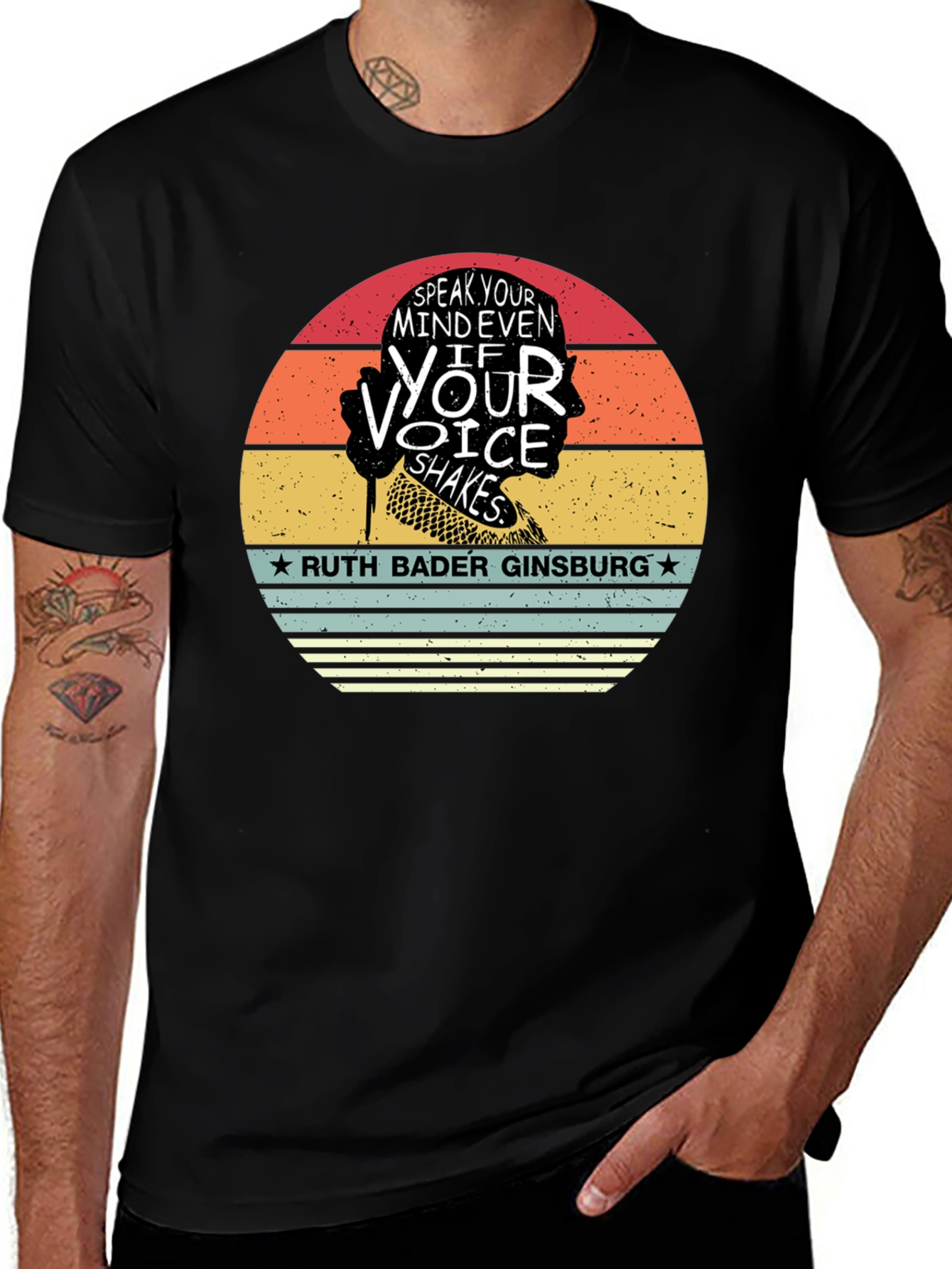 Ruth Bader Ginsburg Speak Your Mind T-Shirt