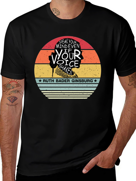 Ruth Bader Ginsburg Speak Your Mind T-Shirt
