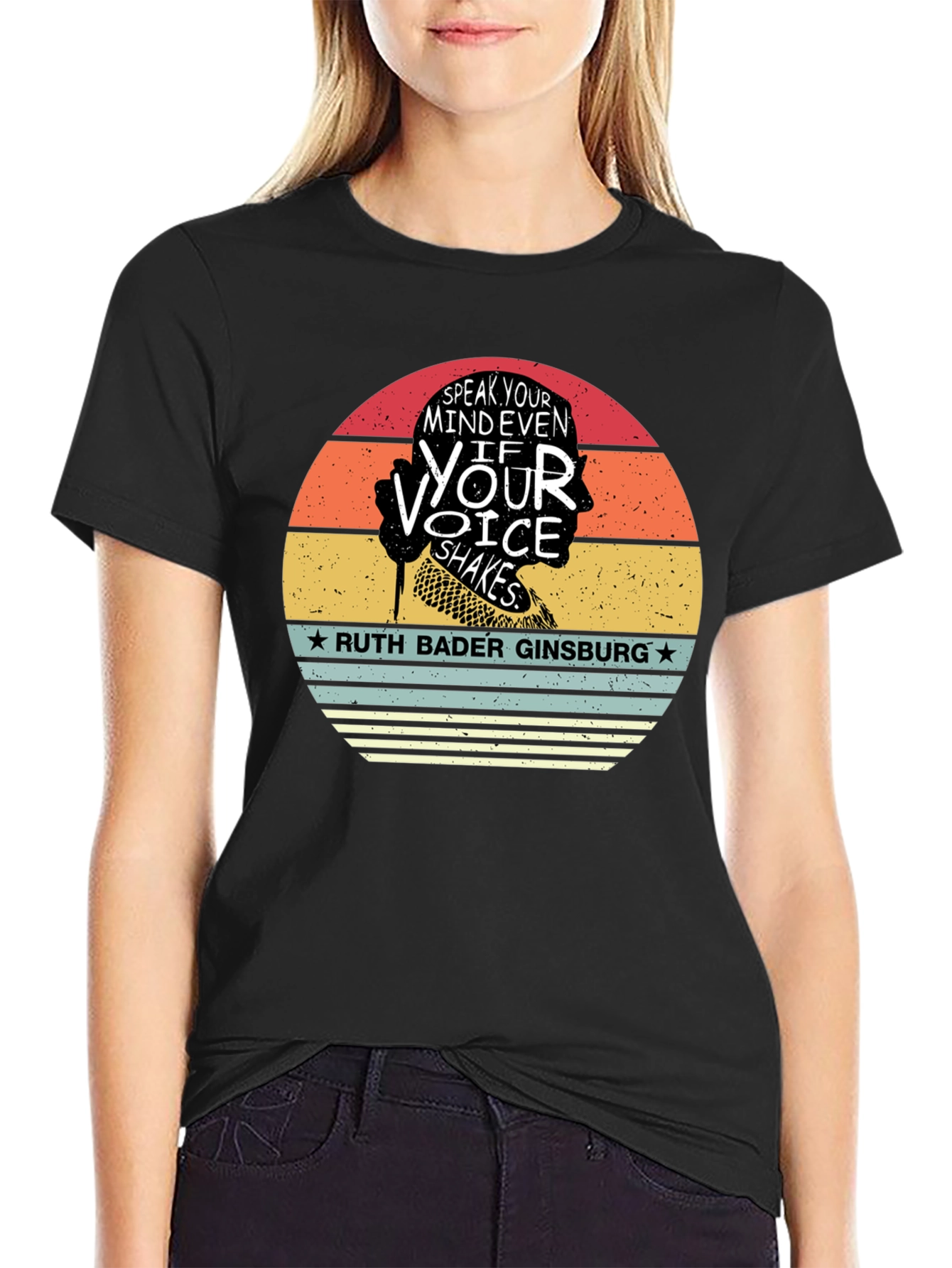 Ruth Bader Ginsburg Speak Your Mind T-Shirt