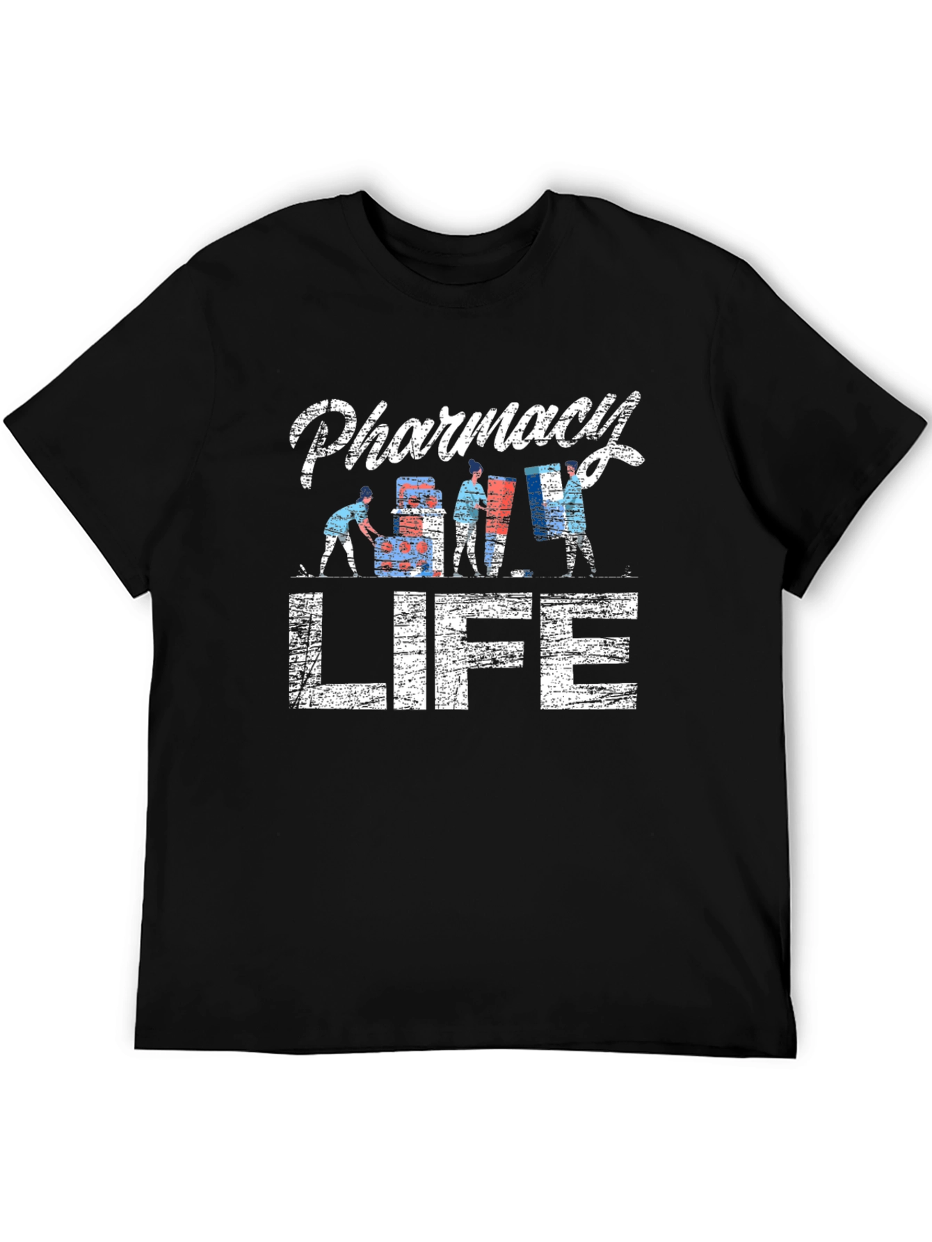 Pharmacy Life Graphic T-Shirt - Unisex Black Tee