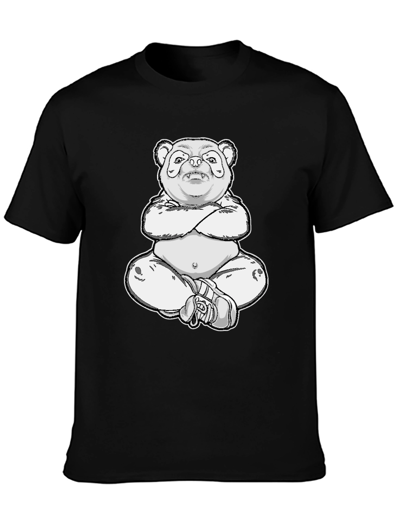 Panda Bear Graphic T-Shirt - Casual Style