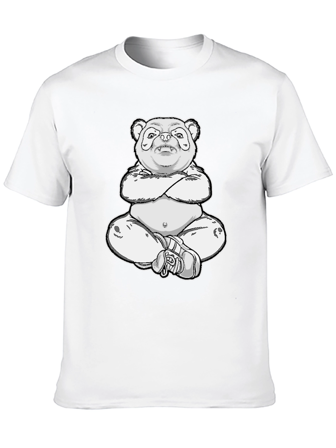 Panda Bear Graphic T-Shirt - Casual Style