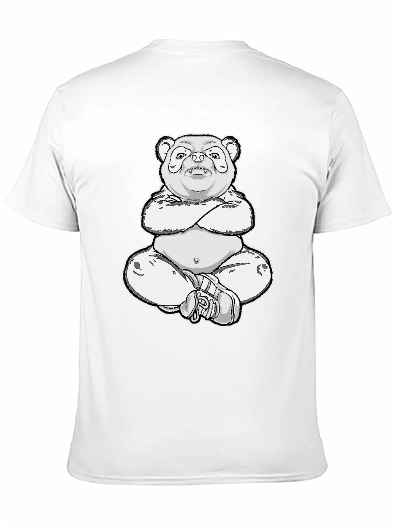 Panda Bear Graphic T-Shirt - Casual Style