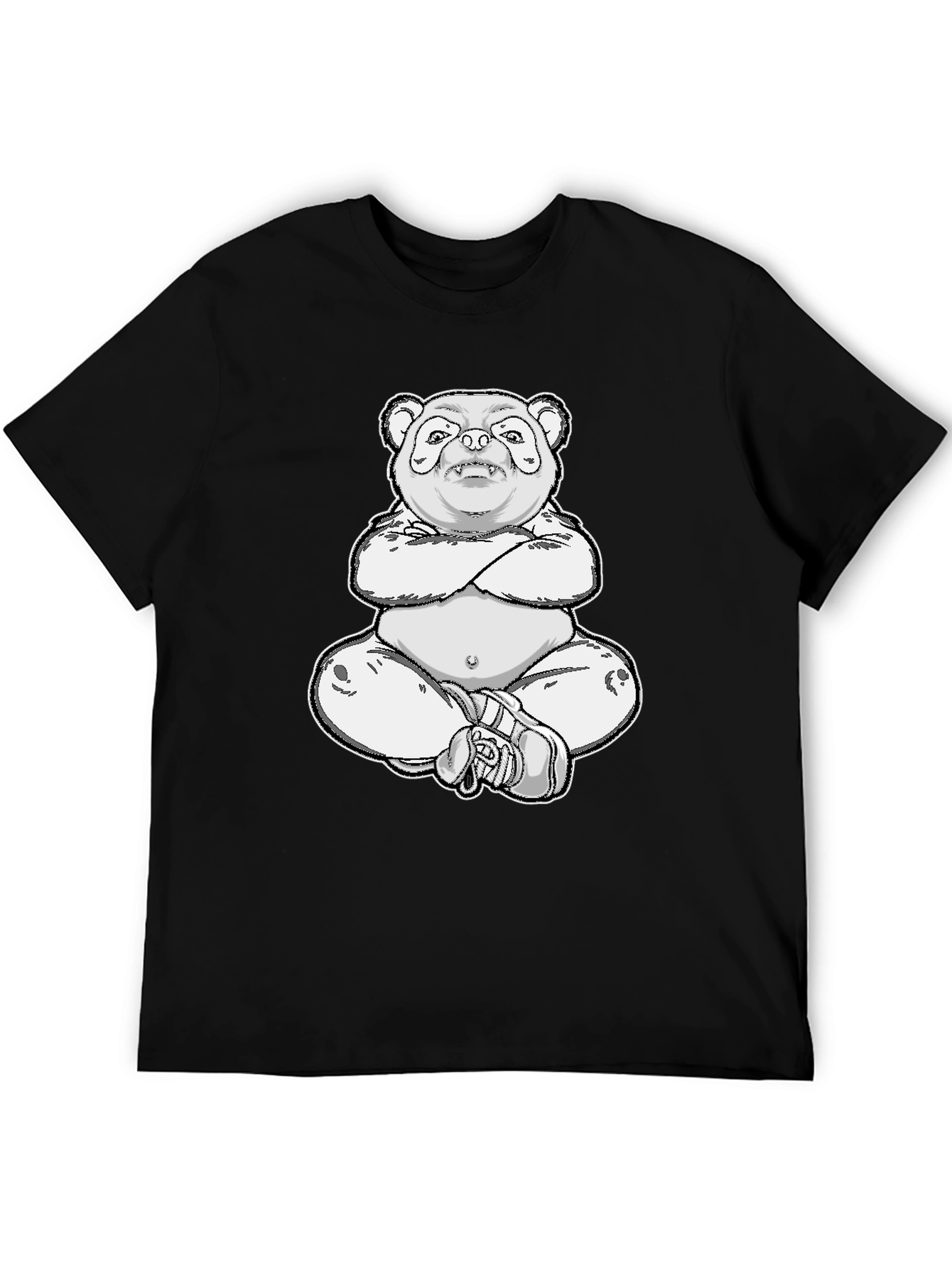 Panda Bear Graphic T-Shirt - Casual Style