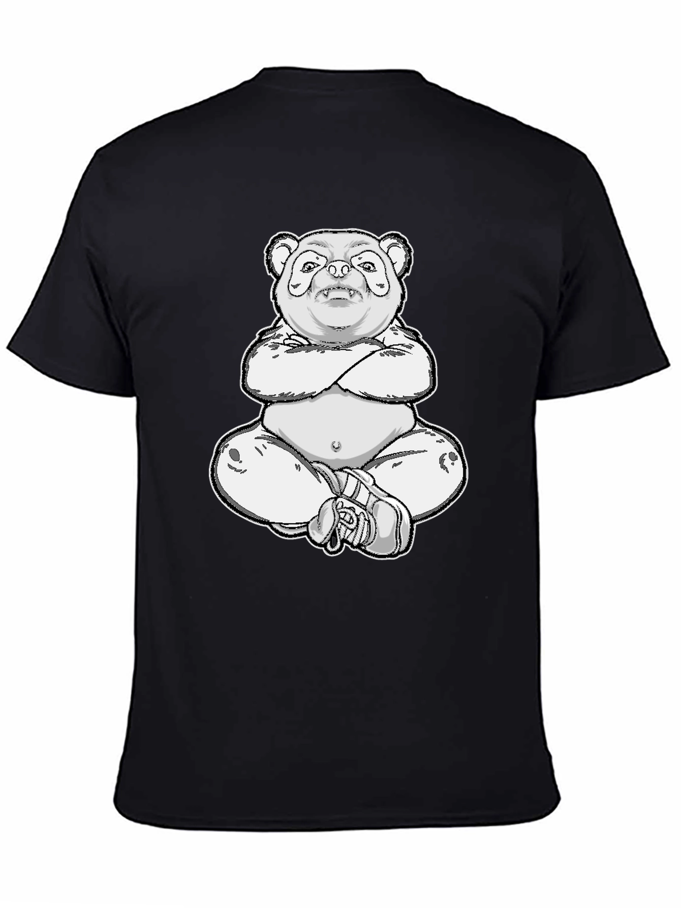 Panda Bear Graphic T-Shirt - Casual Style