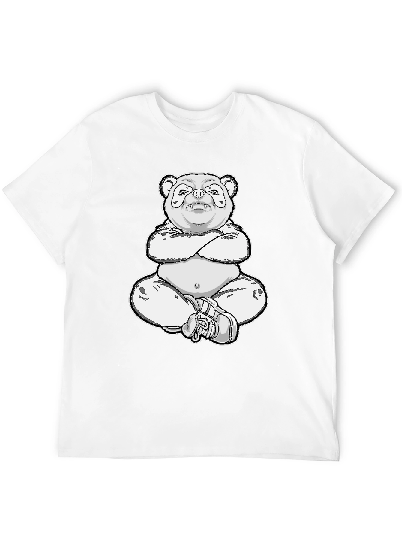 Panda Bear Graphic T-Shirt - Casual Style