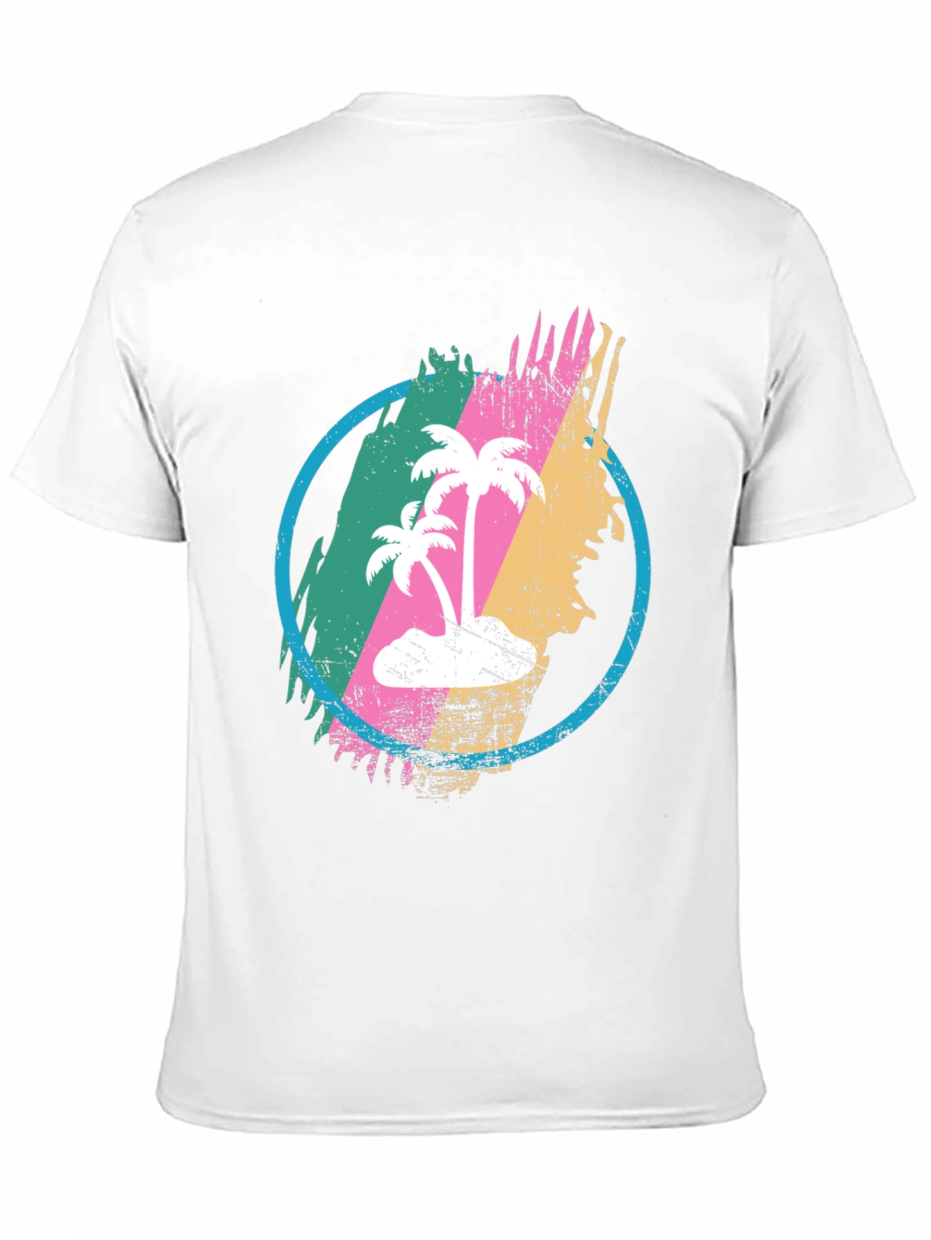 Retro Palm Tee - Beach Vibes Shirt