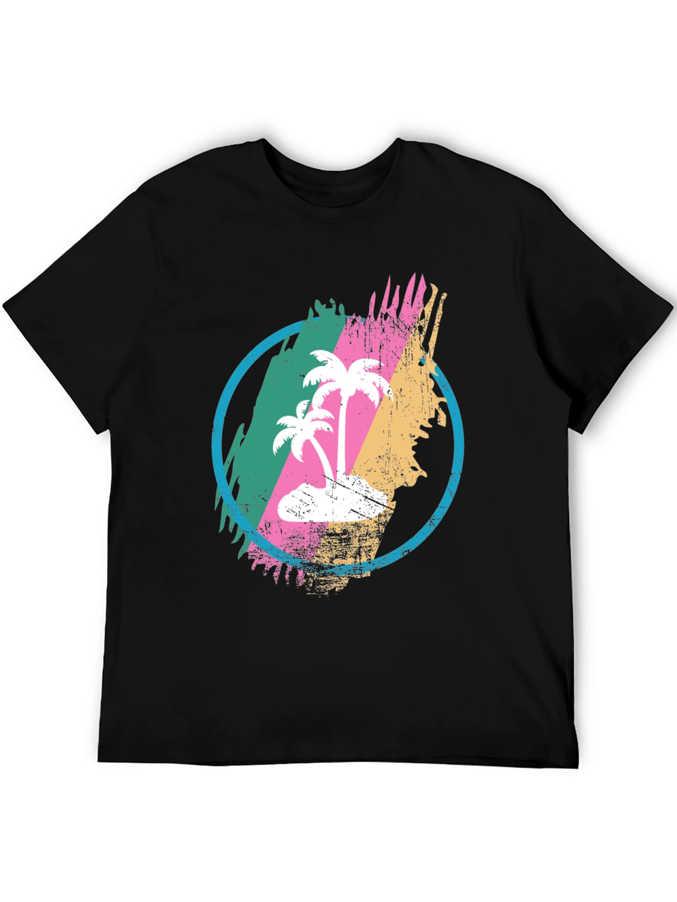 Retro Palm Tee - Beach Vibes Shirt