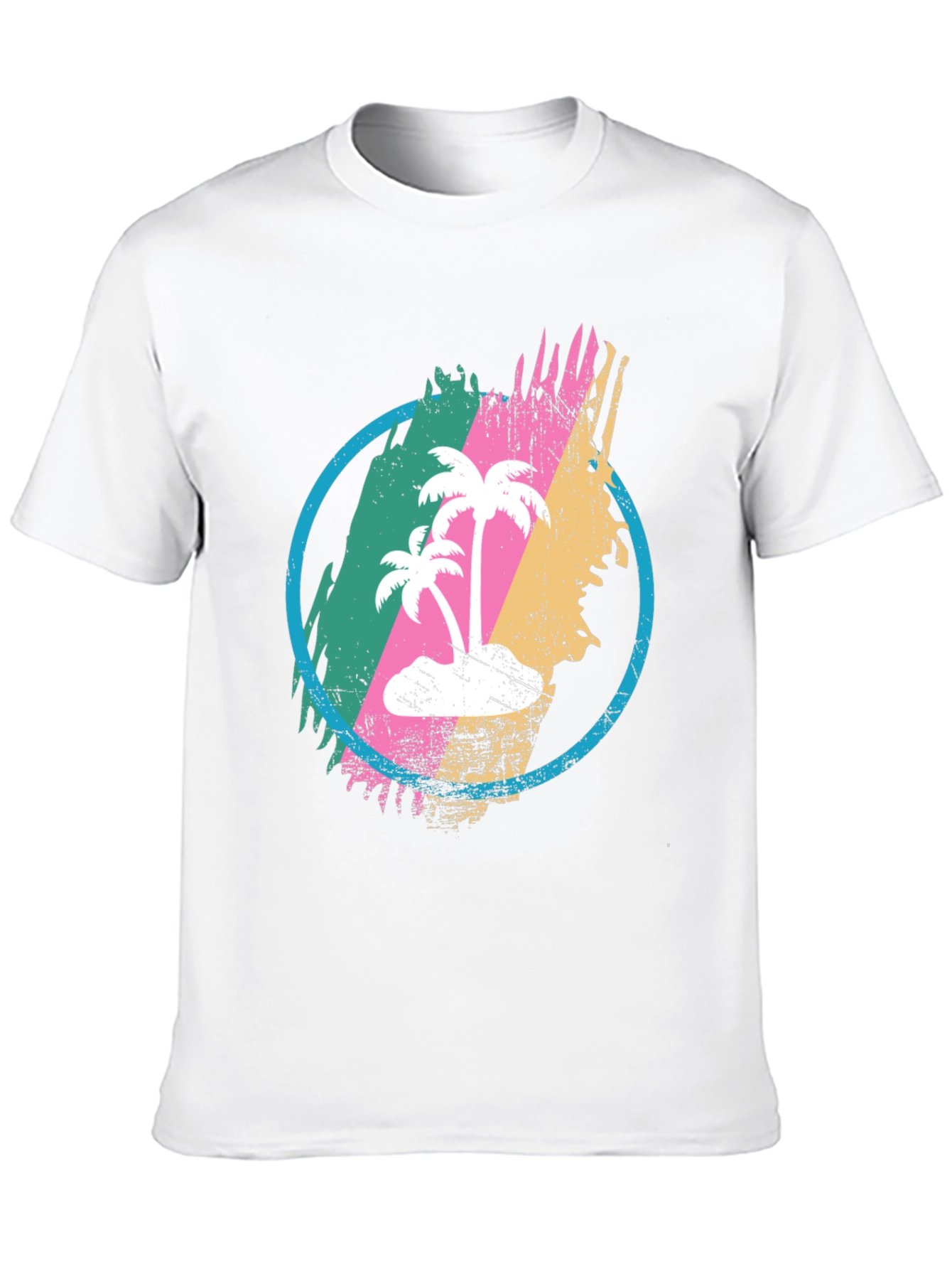 Retro Palm Tee - Beach Vibes Shirt