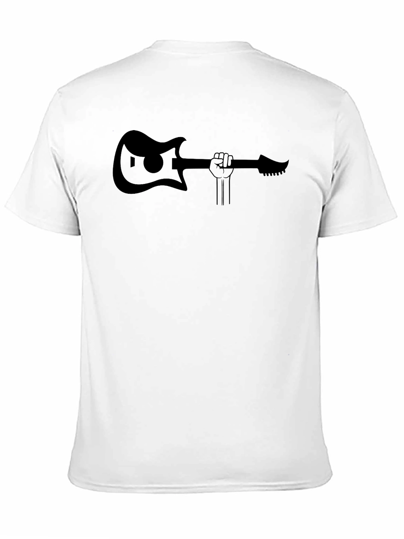 Rock On: Guitar Fist Black T-Shirt